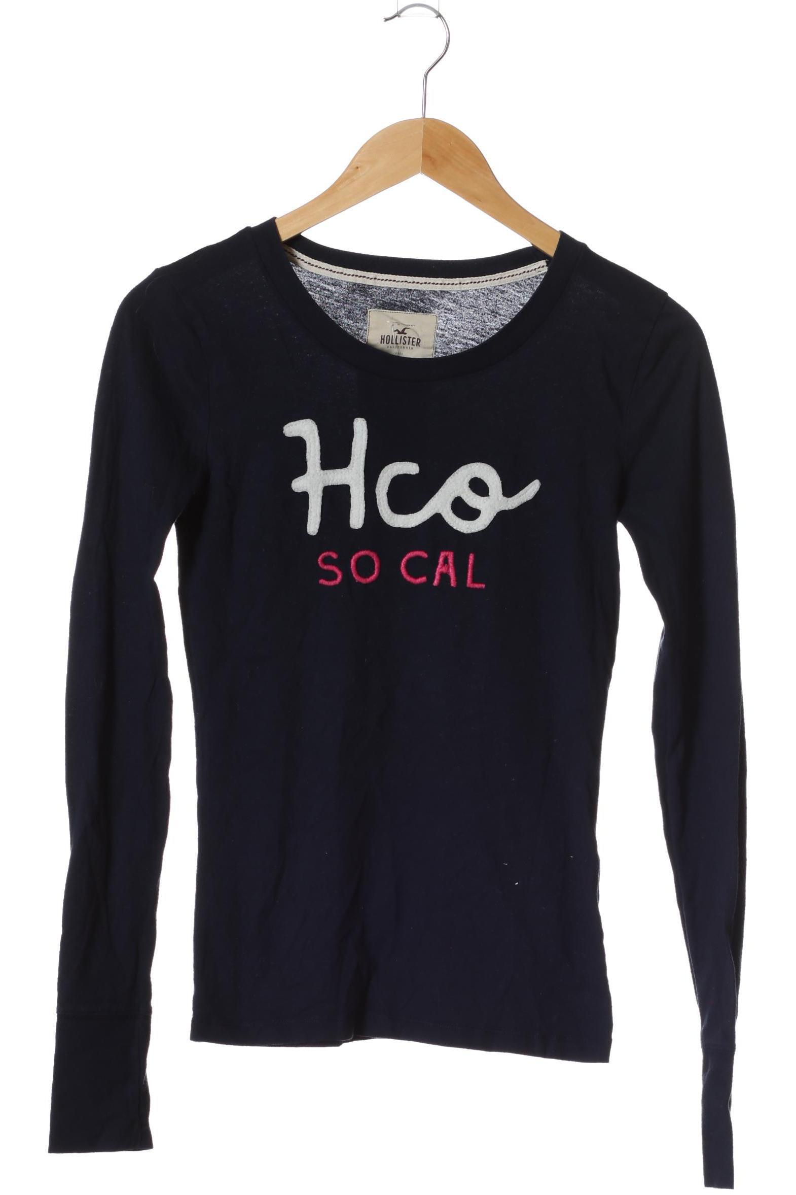 

Hollister Damen Langarmshirt, blau, Gr.