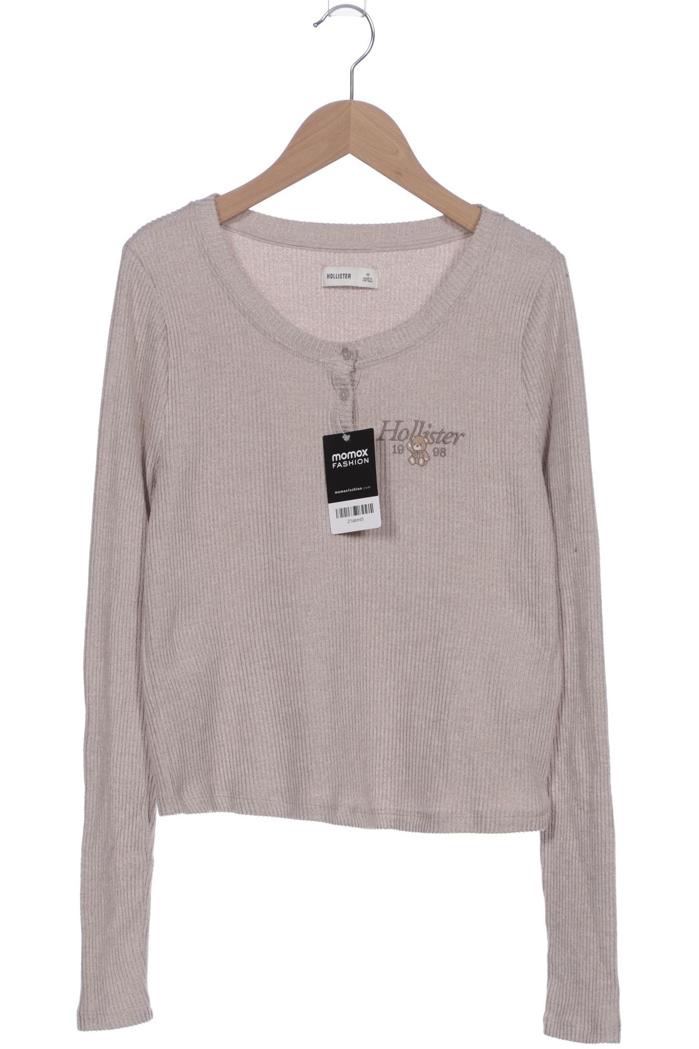 

Hollister Damen Langarmshirt, beige, Gr. 38