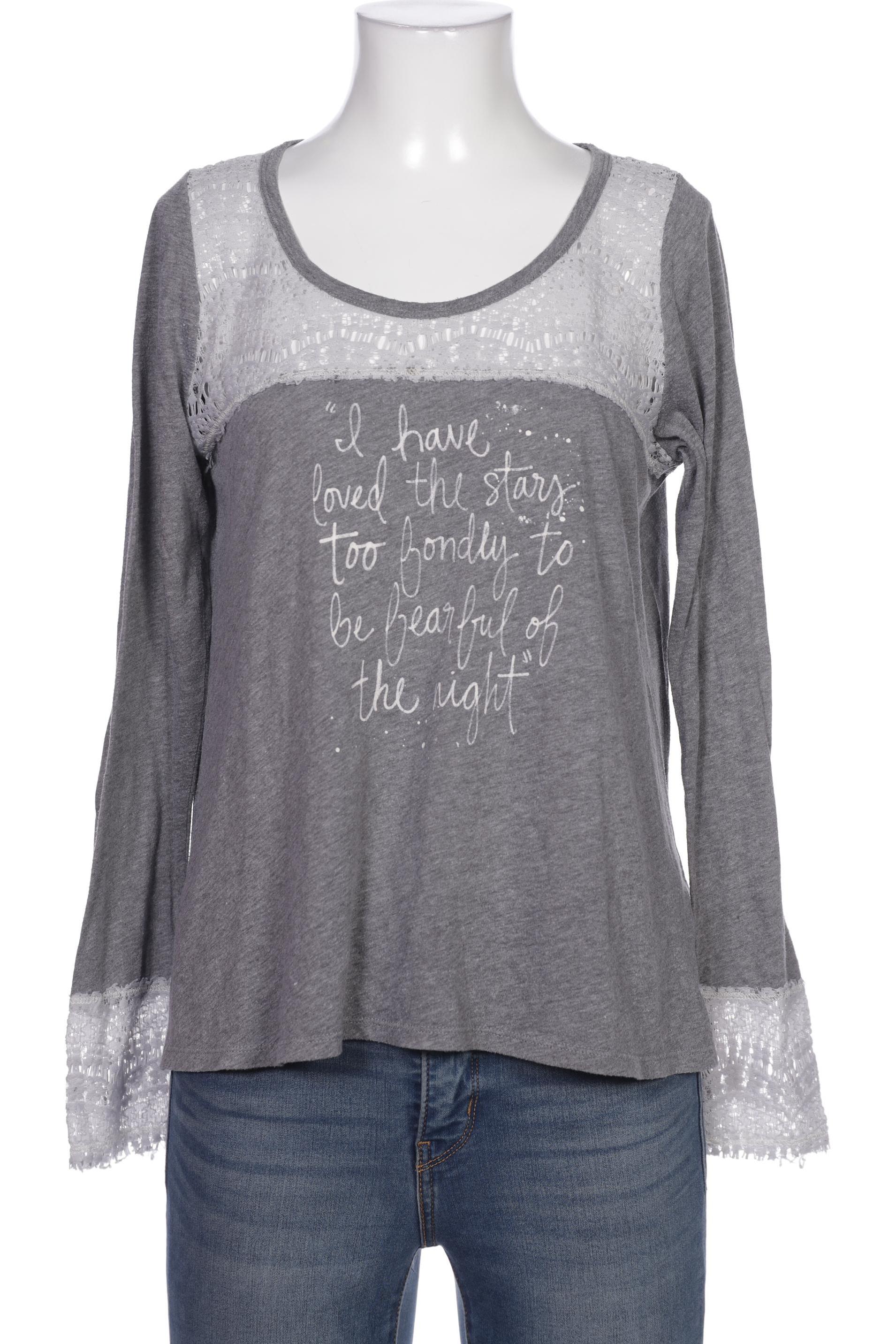 

Hollister Damen Langarmshirt, grau