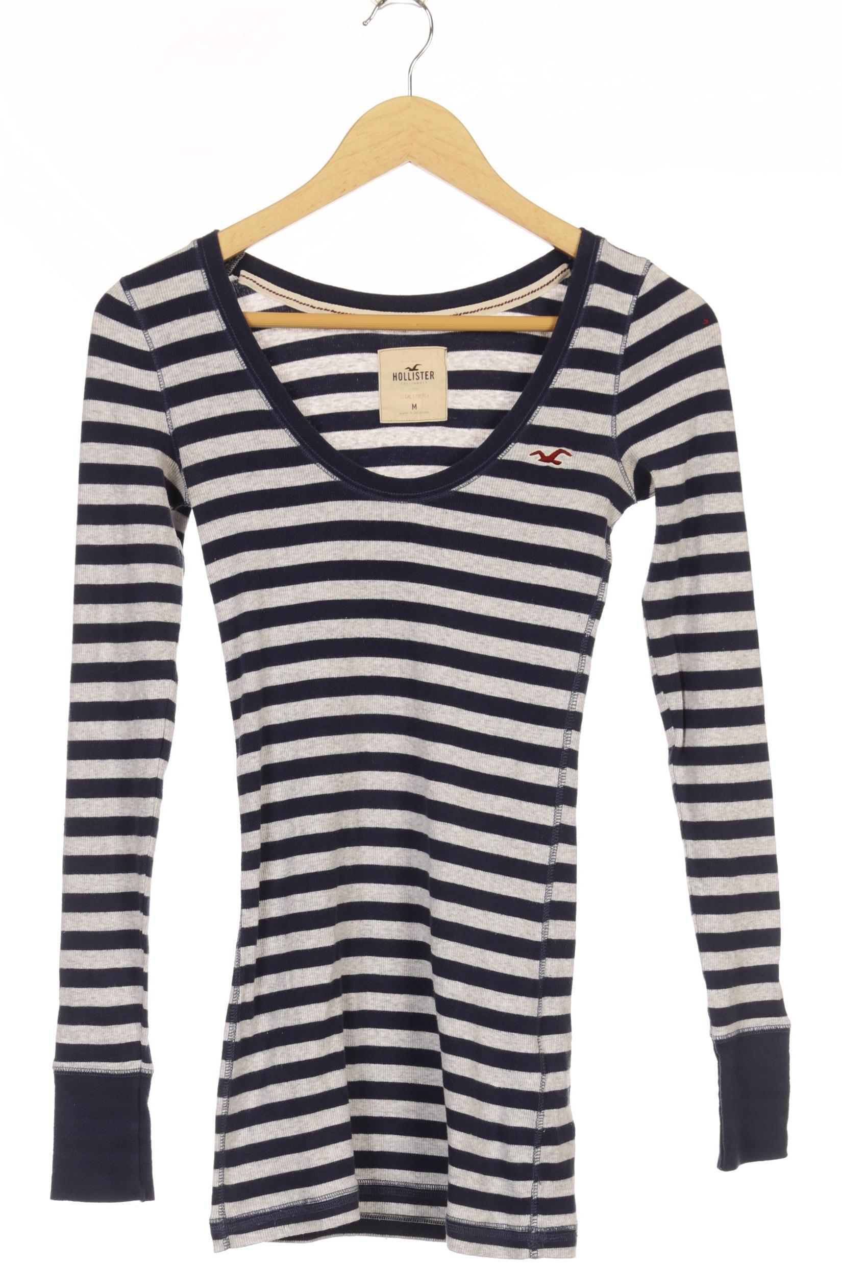 

Hollister Damen Langarmshirt, blau, Gr.