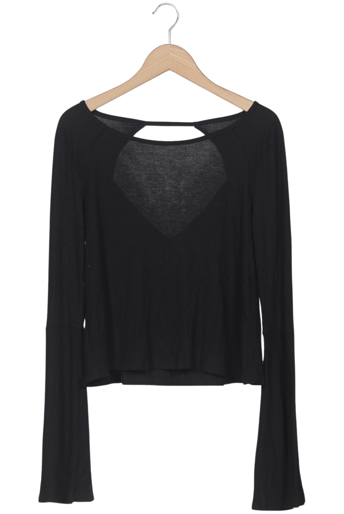 

Hollister Damen Langarmshirt, schwarz, Gr. 38