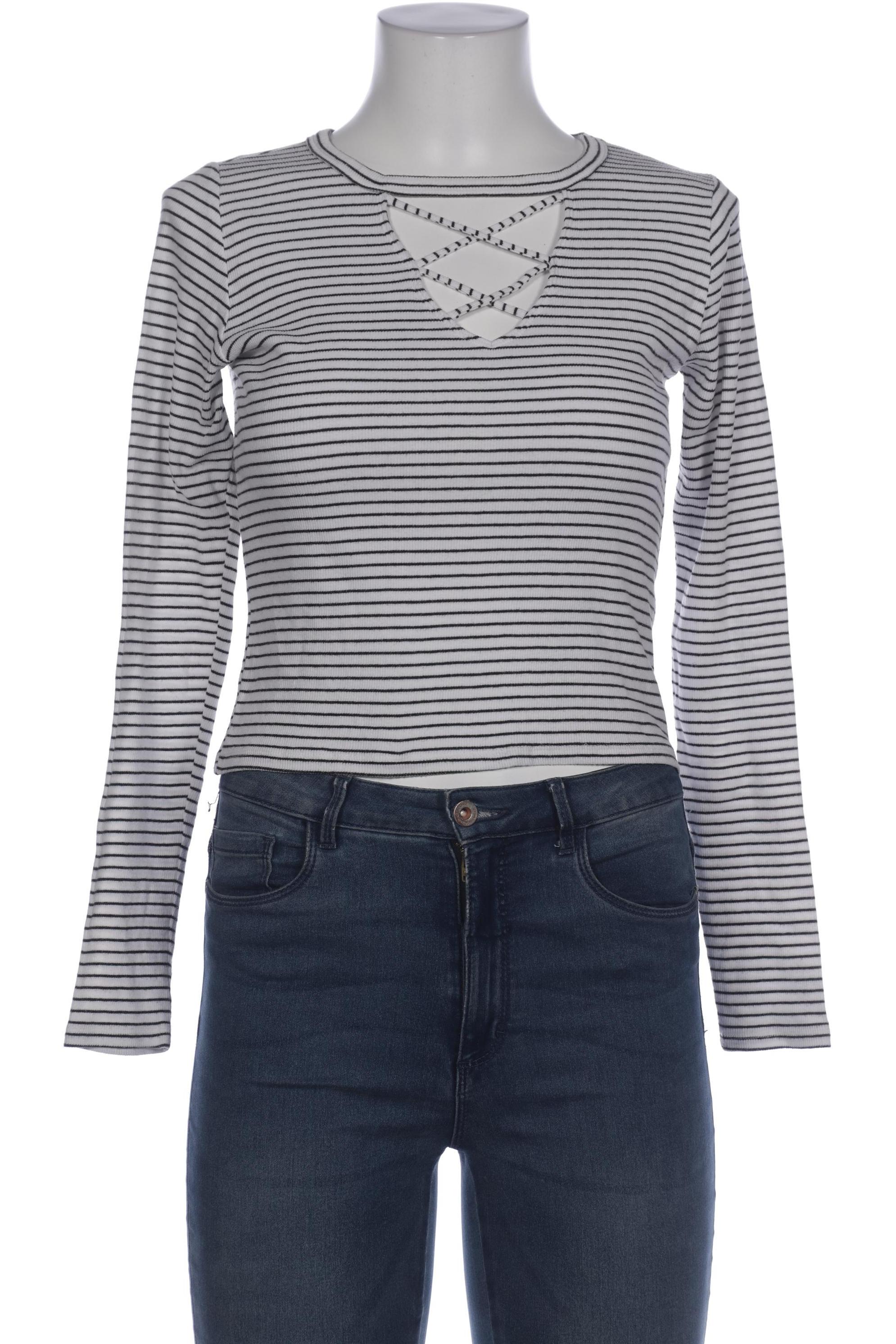 

Hollister Damen Langarmshirt, weiß, Gr. 38