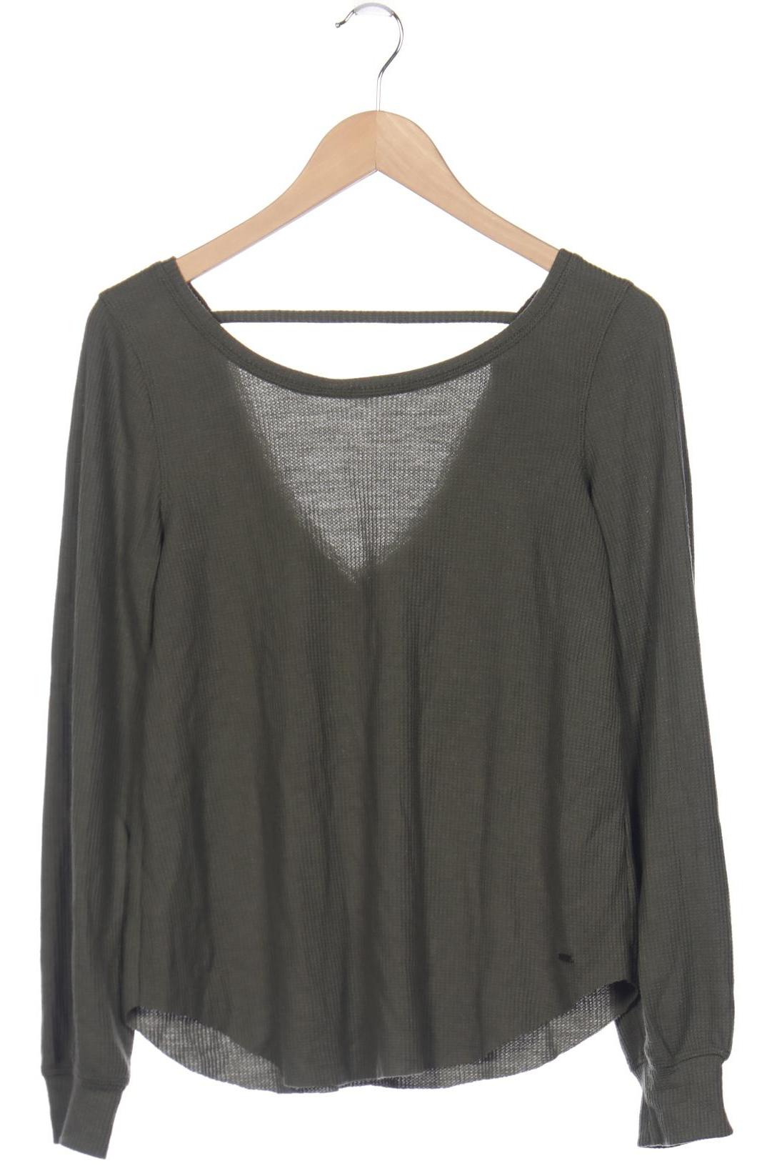

Hollister Damen Langarmshirt, grün, Gr. 36