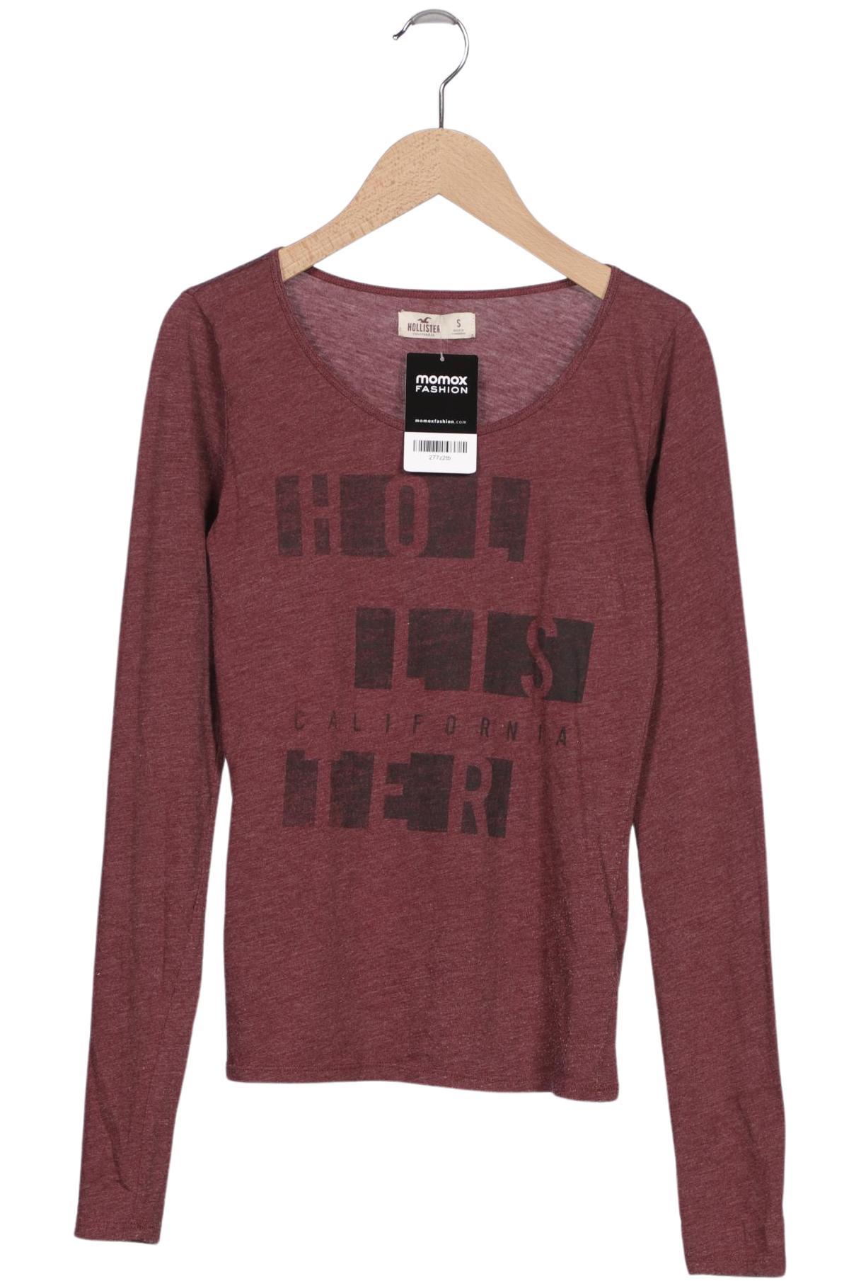 

Hollister Damen Langarmshirt, bordeaux, Gr. 36