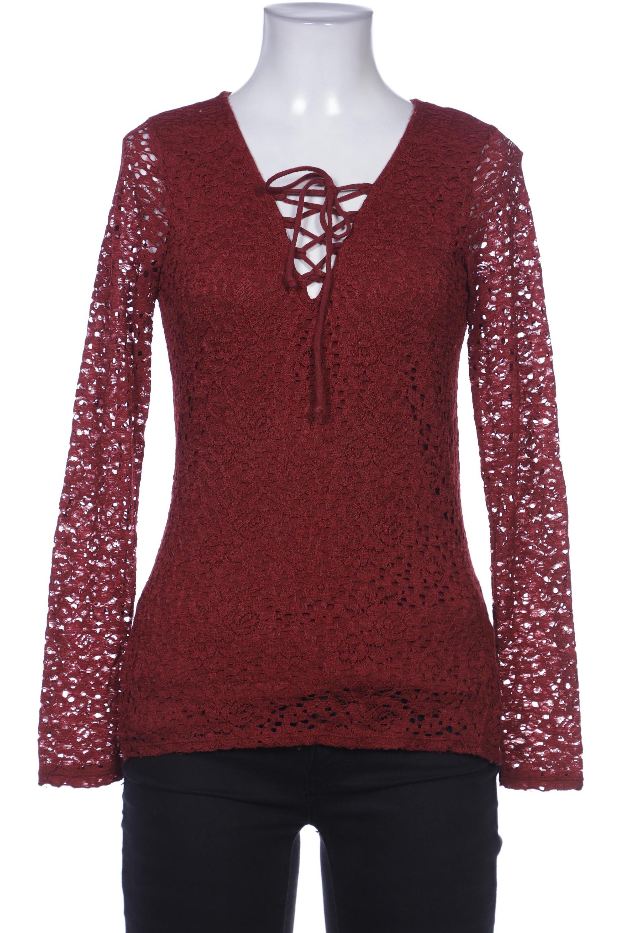 

Hollister Damen Langarmshirt, bordeaux, Gr. 38