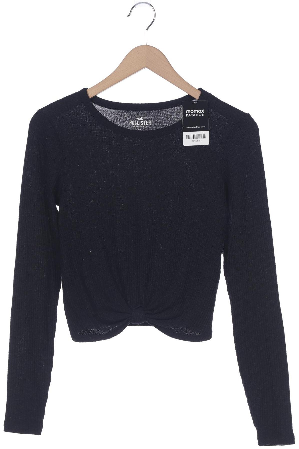 

Hollister Damen Langarmshirt, schwarz, Gr. 36