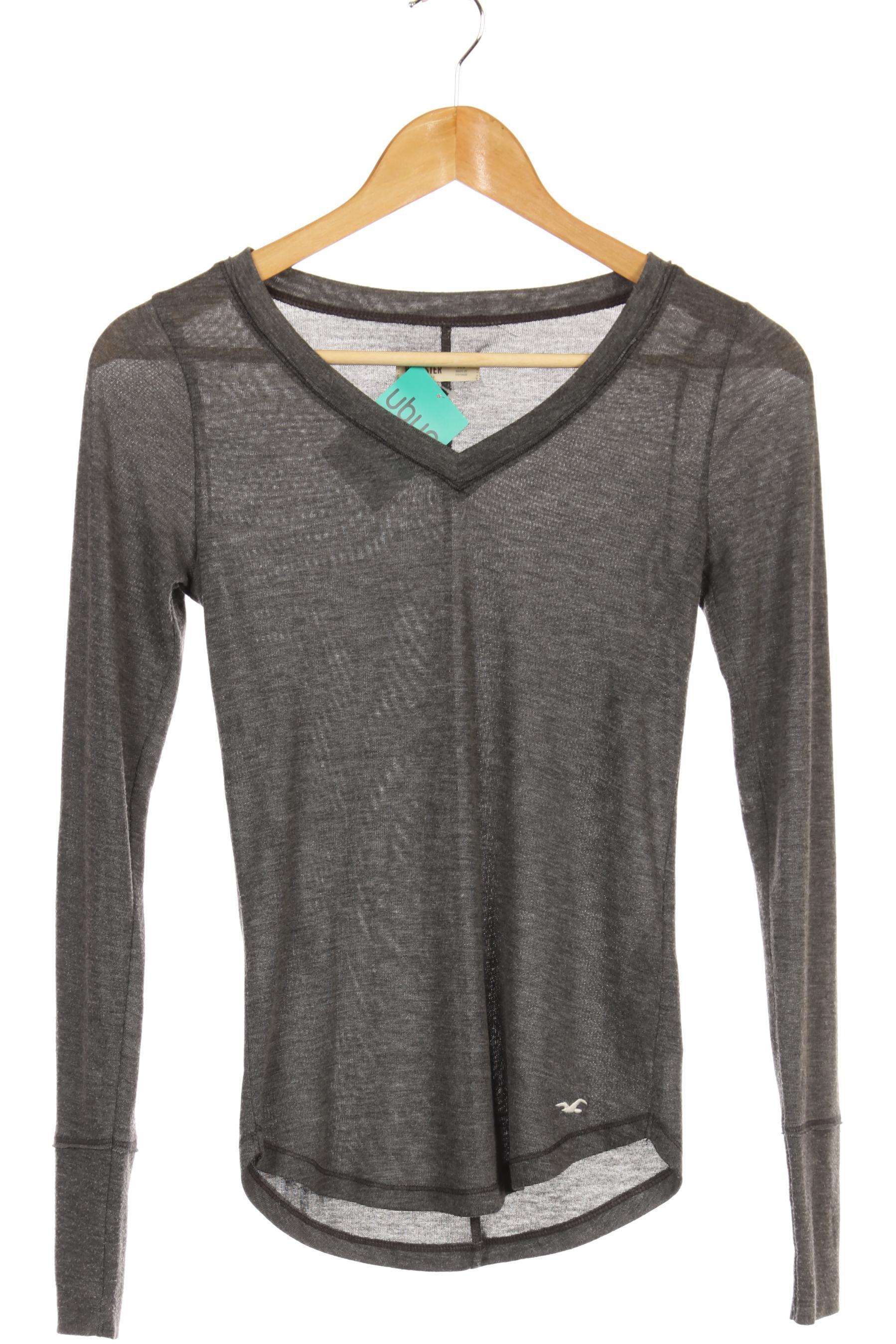 

Hollister Damen Langarmshirt, grau, Gr.