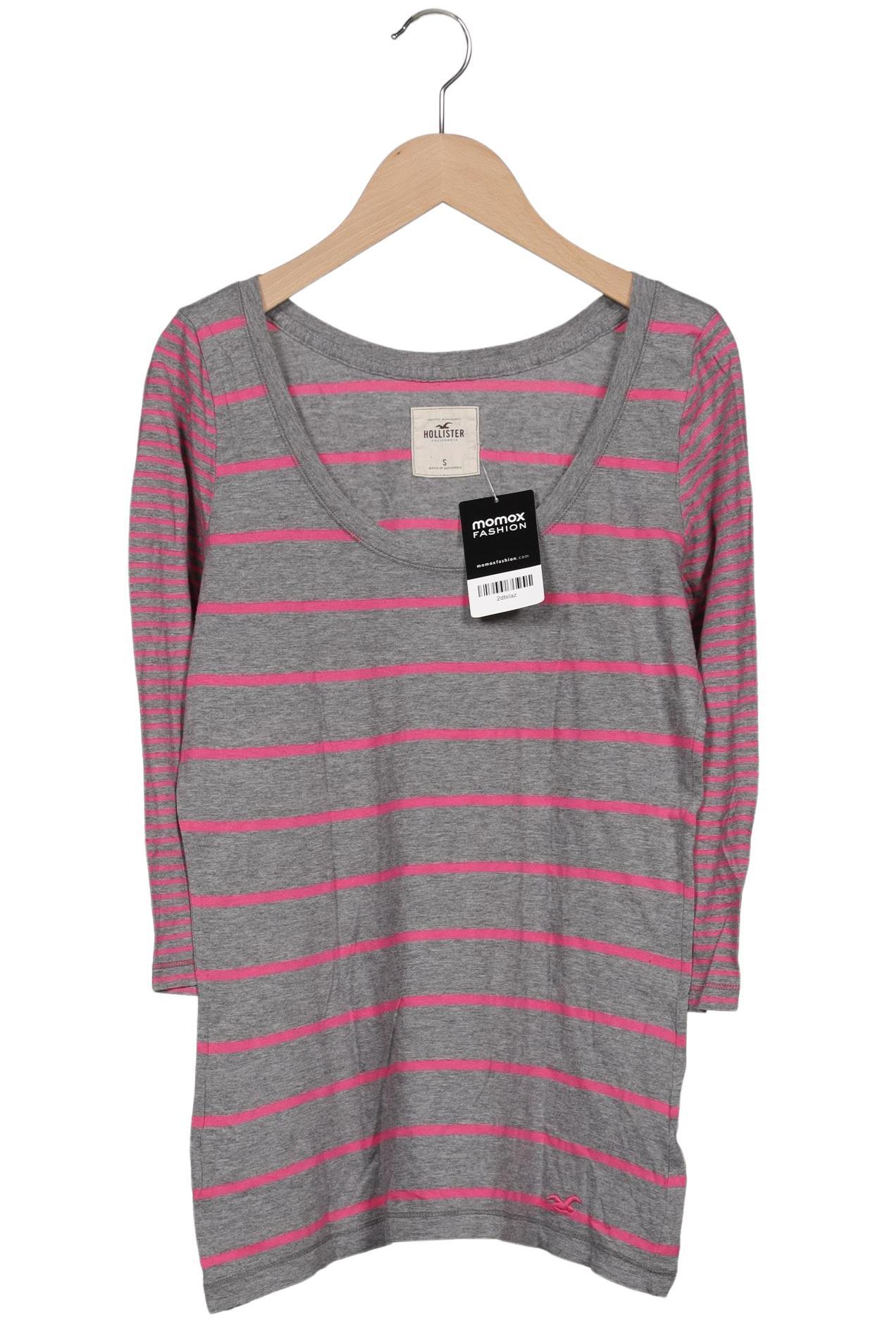 

Hollister Damen Langarmshirt, grau, Gr. 36