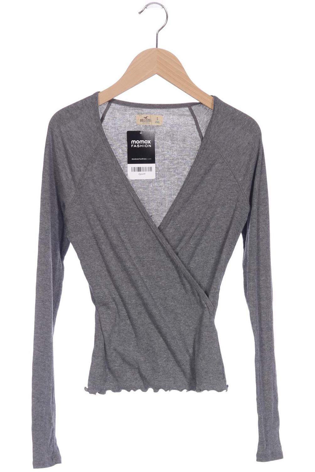 

Hollister Damen Langarmshirt, grau, Gr. 36