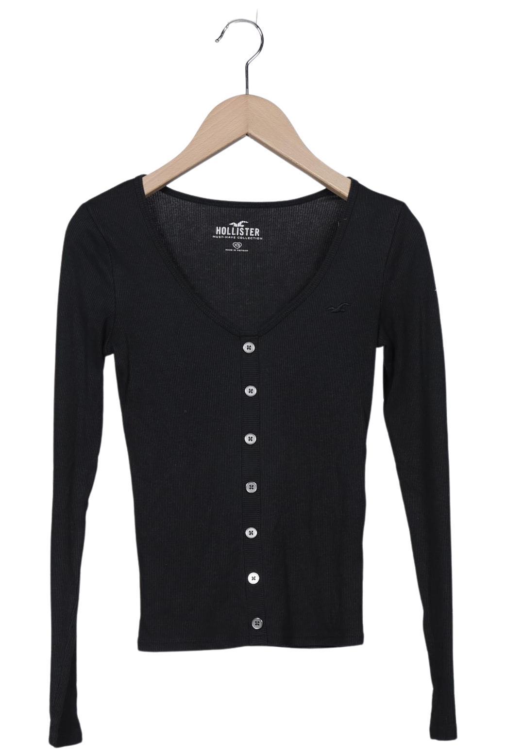 

Hollister Damen Langarmshirt, grau, Gr. 34