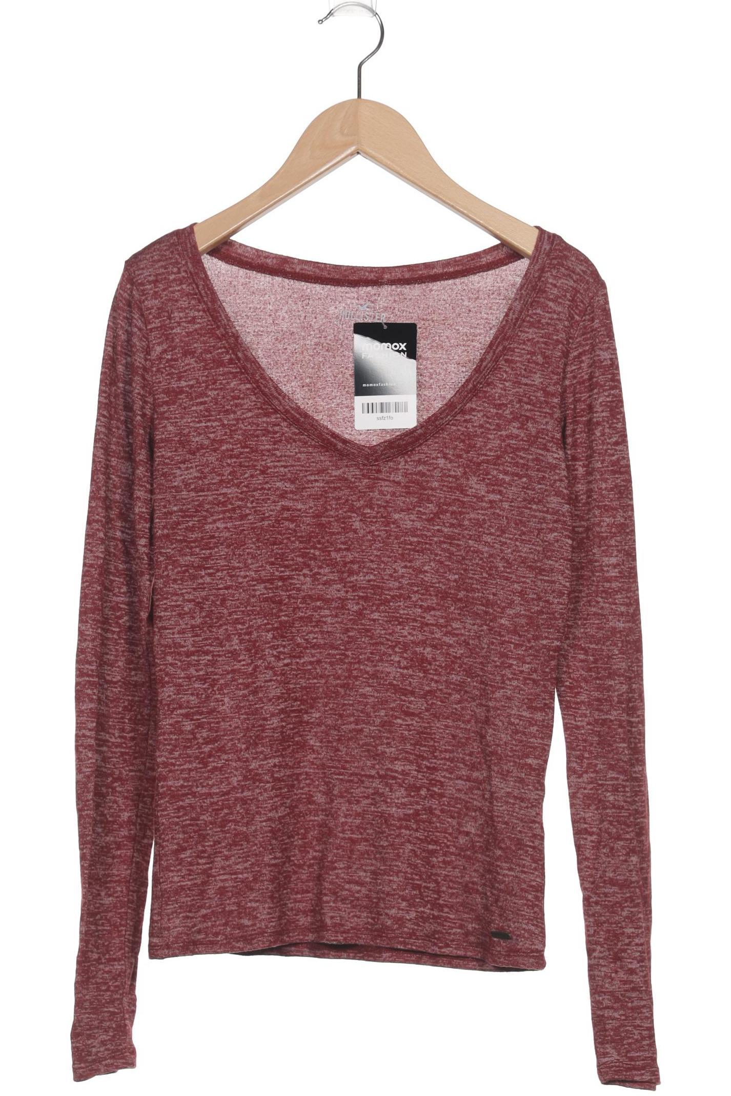 

Hollister Damen Langarmshirt, bordeaux, Gr. 38