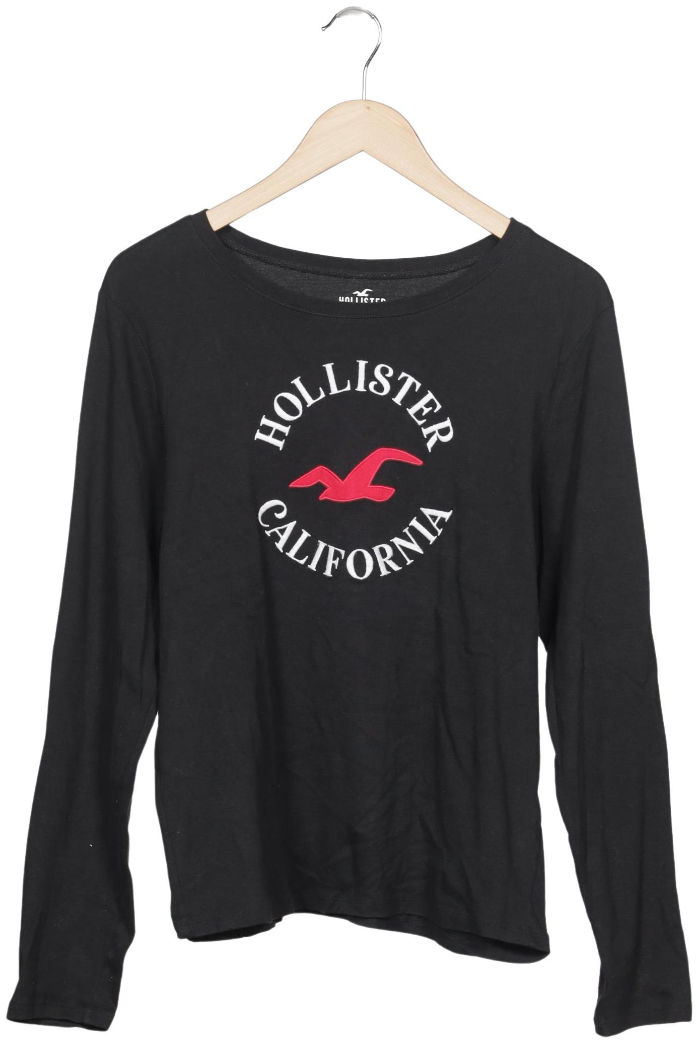 

Hollister Damen Langarmshirt, schwarz, Gr. 44