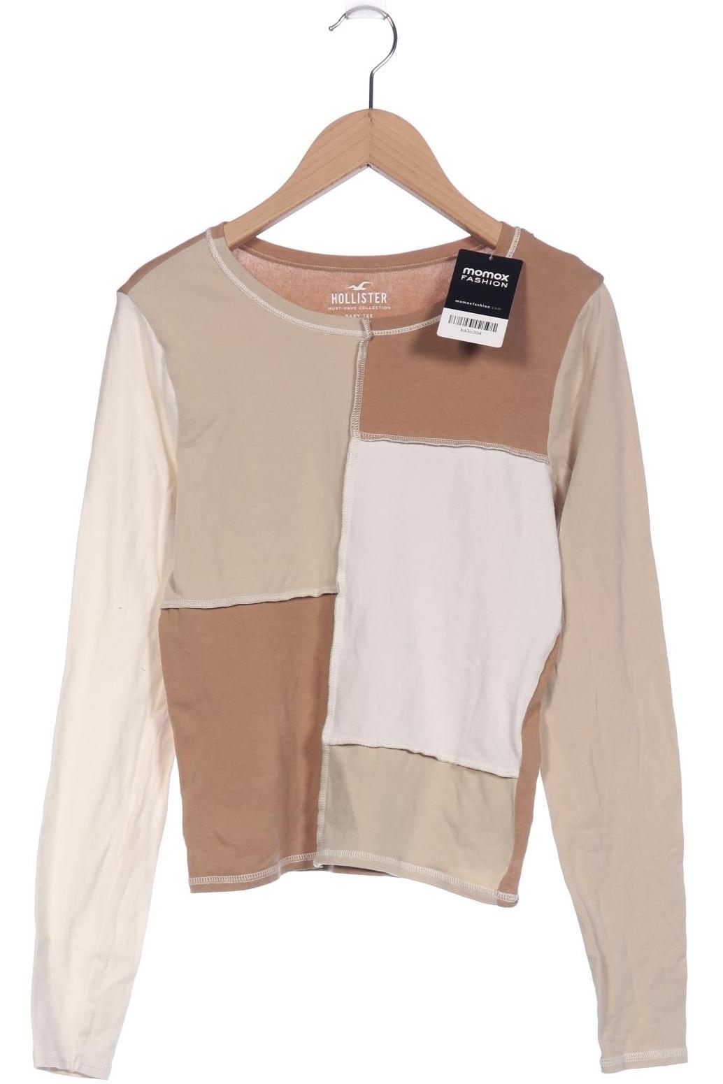 

Hollister Damen Langarmshirt, beige, Gr. 38