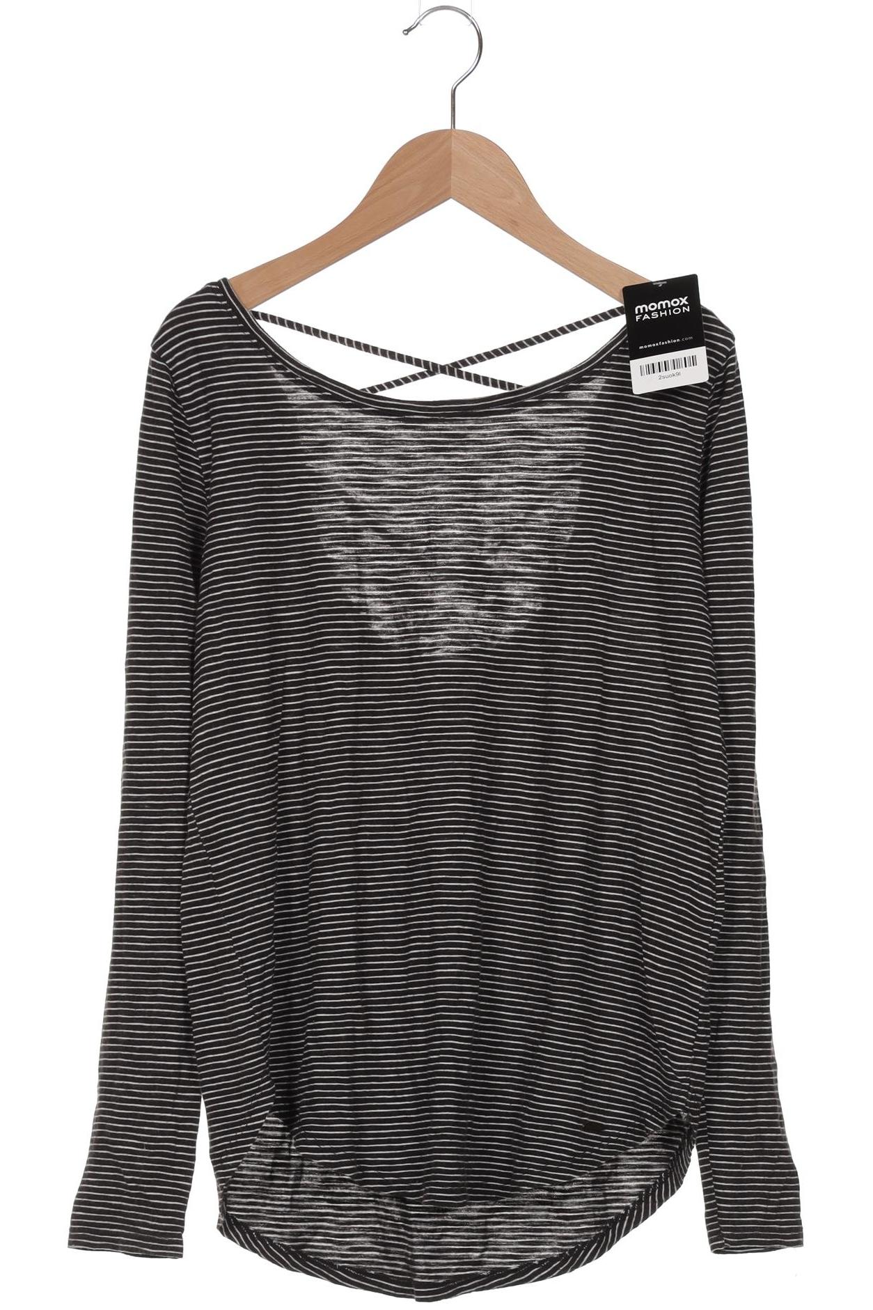 

Hollister Damen Langarmshirt, schwarz, Gr. 36