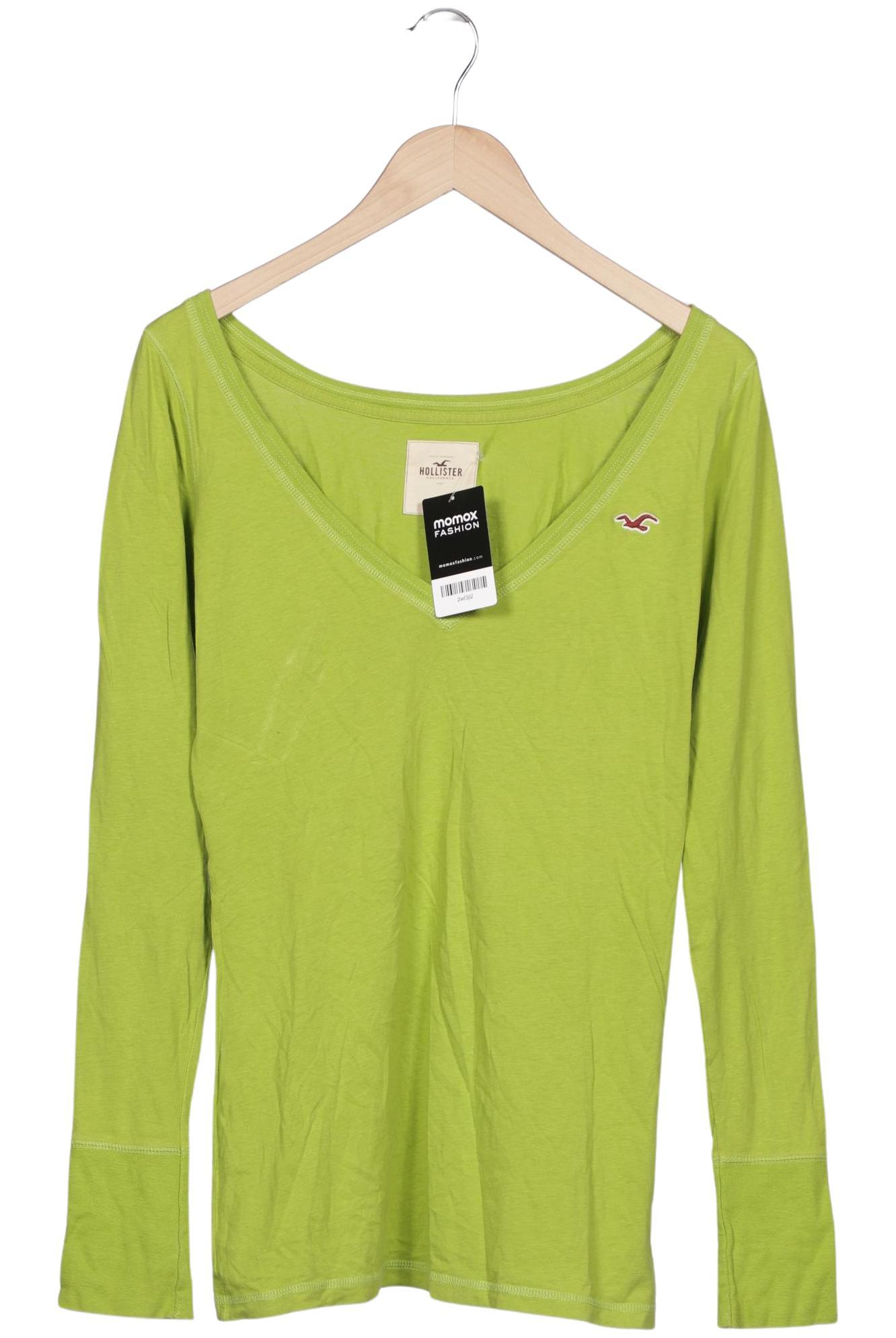 

Hollister Damen Langarmshirt, hellgrün, Gr. 42