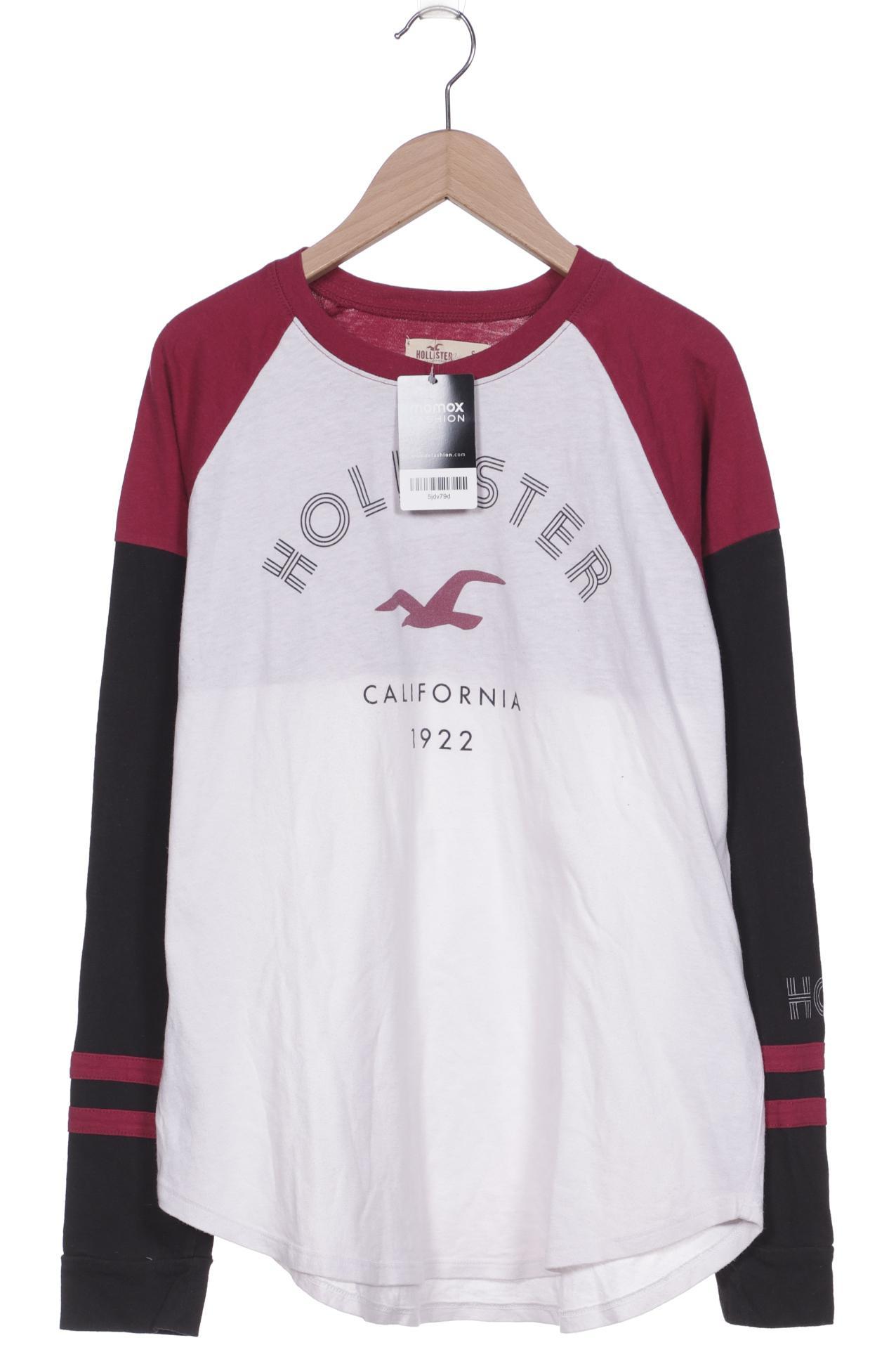 

Hollister Damen Langarmshirt, weiß, Gr. 36