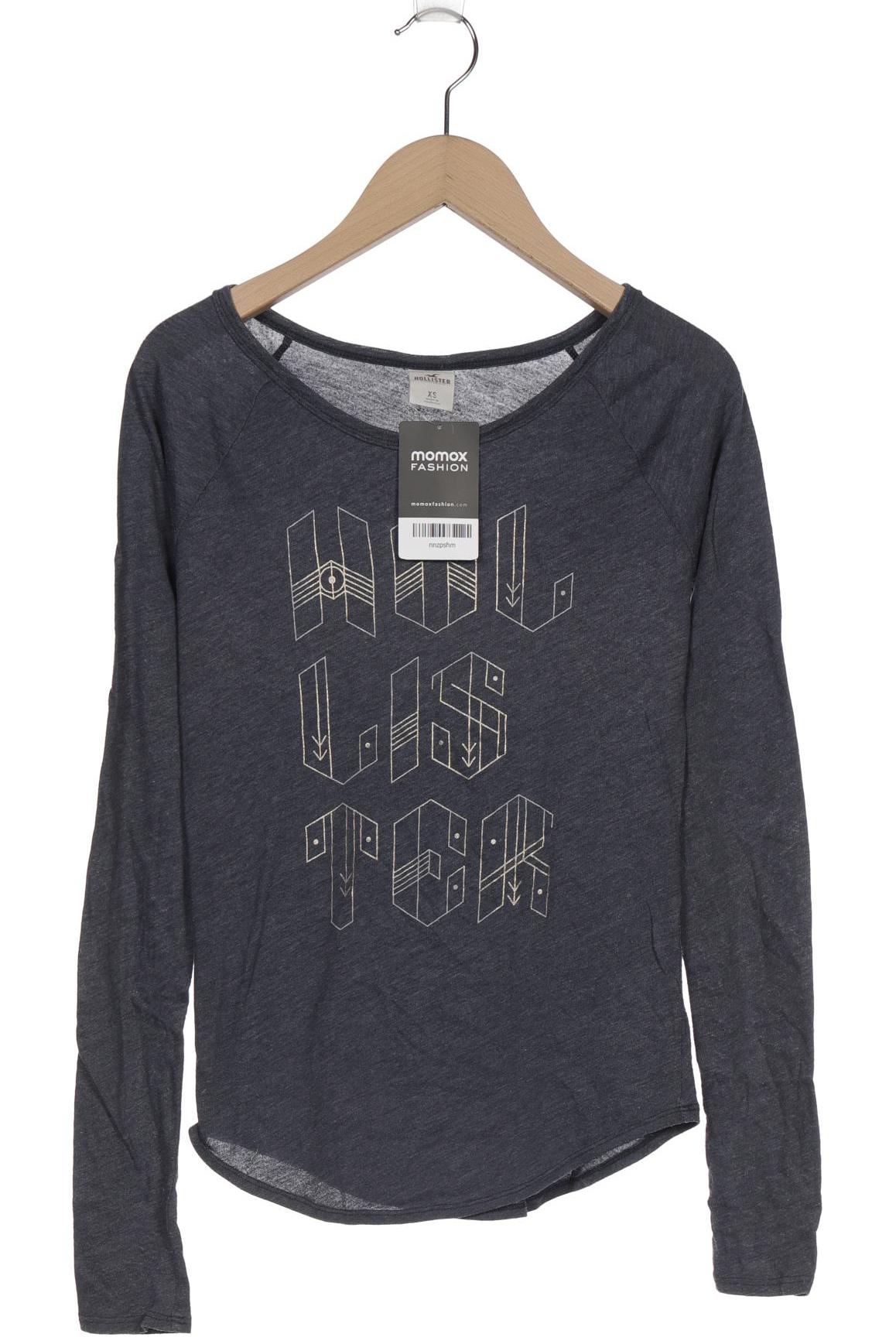 

Hollister Damen Langarmshirt, marineblau, Gr. 34