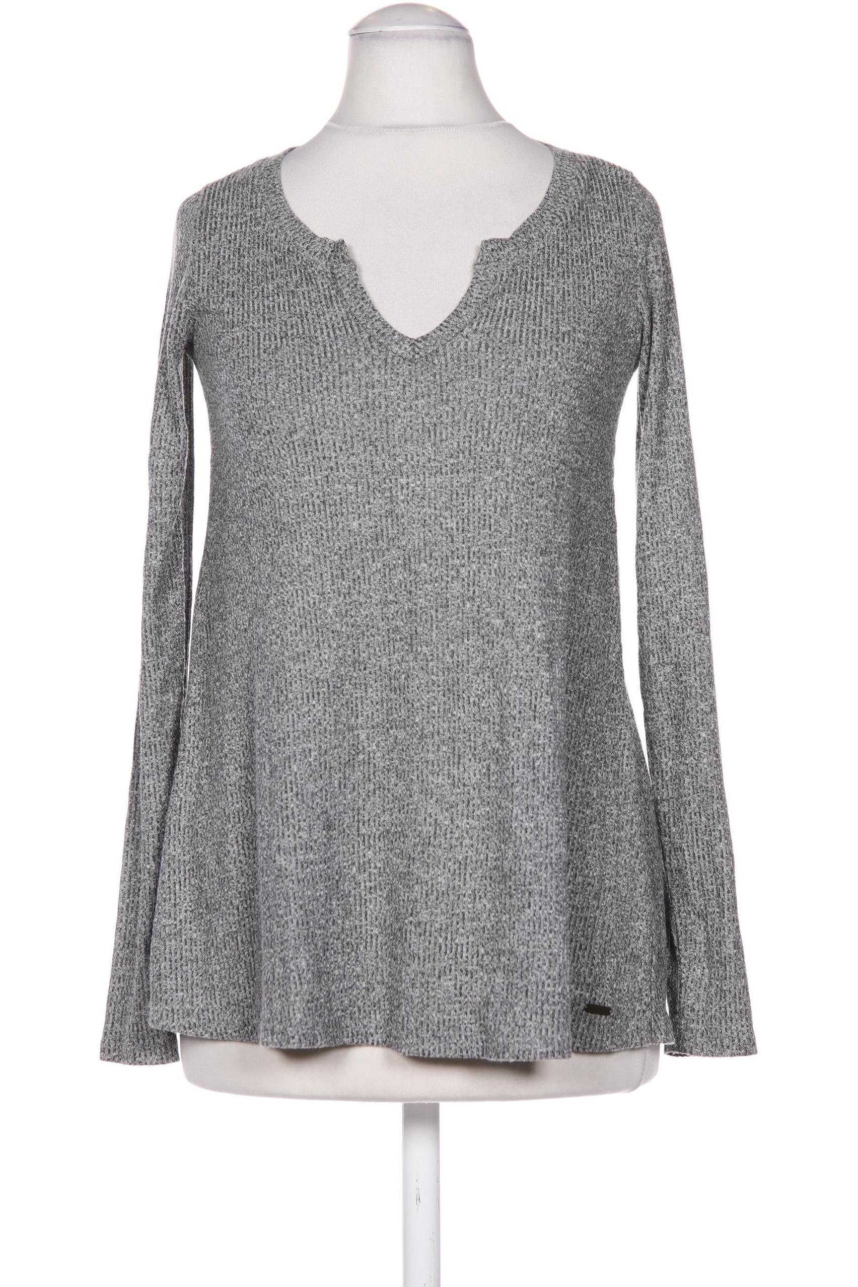 

Hollister Damen Langarmshirt, grau, Gr. 34