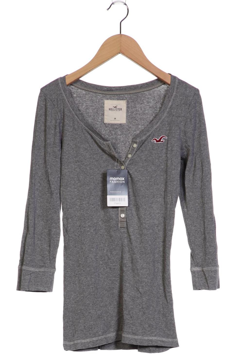 

Hollister Damen Langarmshirt, grau