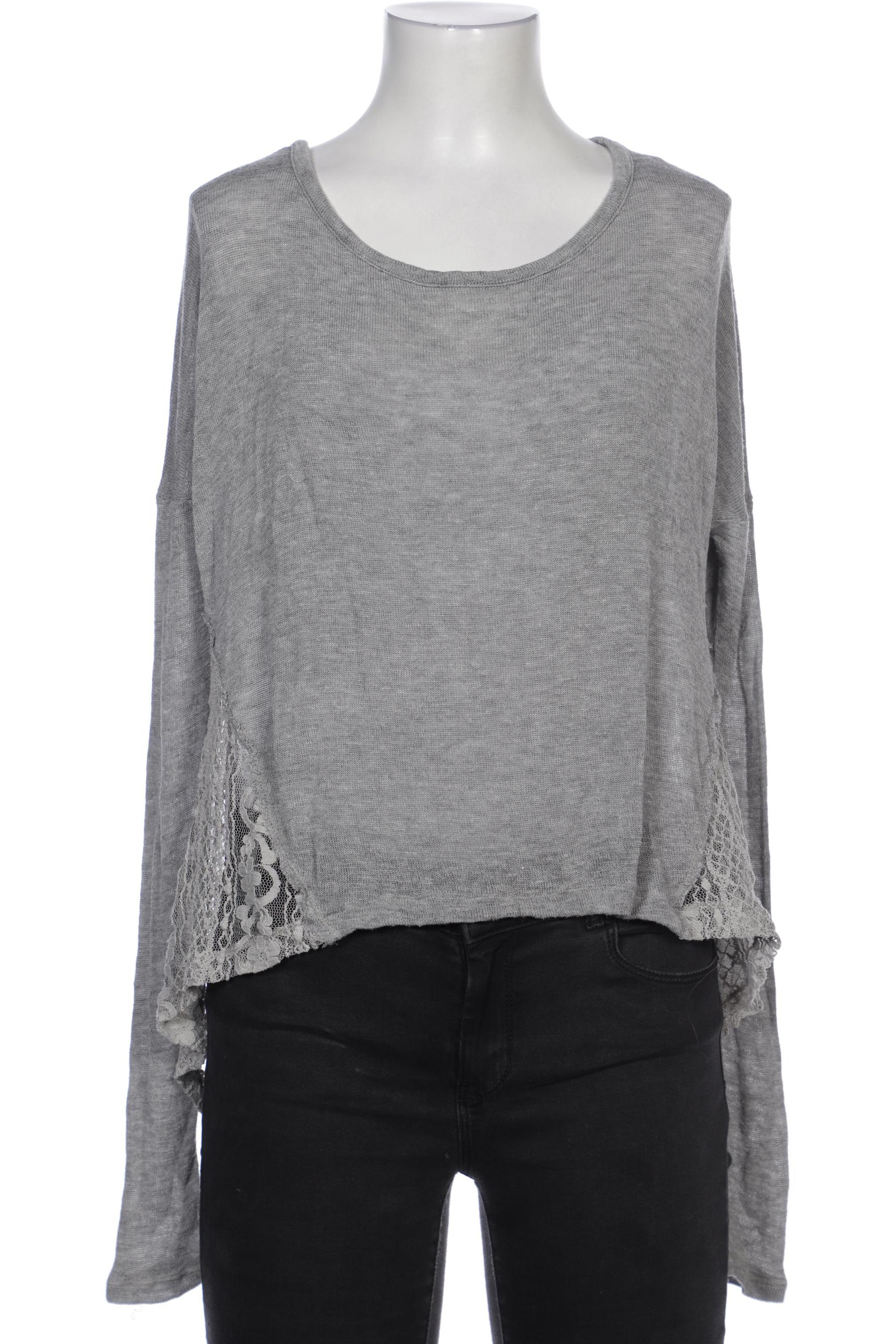 

Hollister Damen Langarmshirt, grau