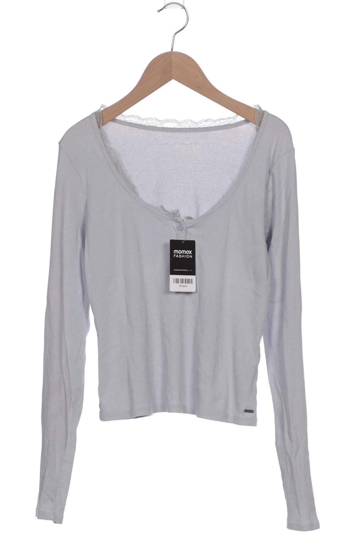 

Hollister Damen Langarmshirt, blau, Gr. 42