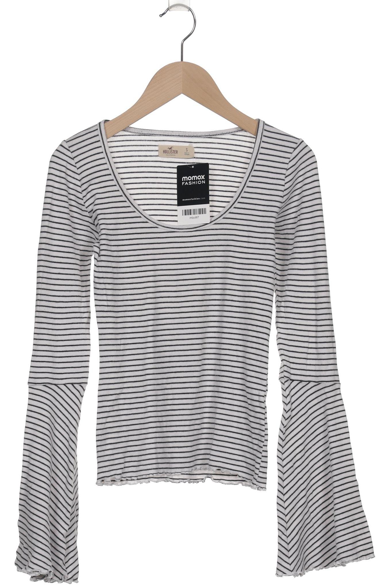 

Hollister Damen Langarmshirt, weiß, Gr. 36