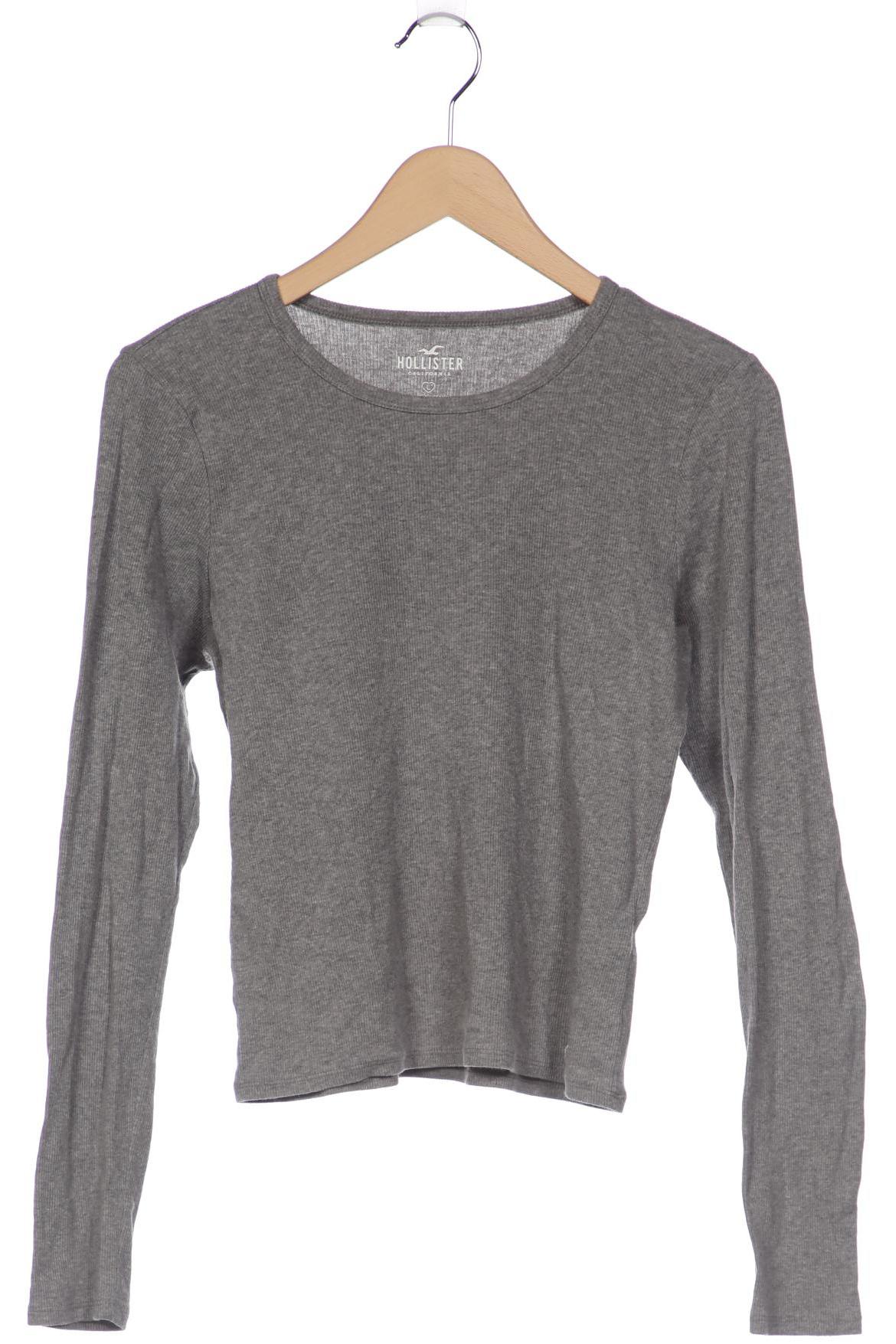 

Hollister Damen Langarmshirt, grau