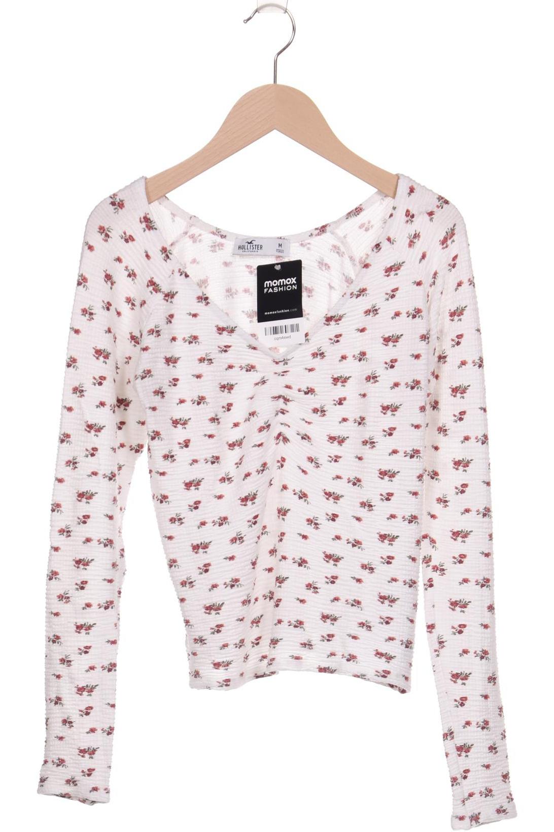 

Hollister Damen Langarmshirt, weiß, Gr. 38