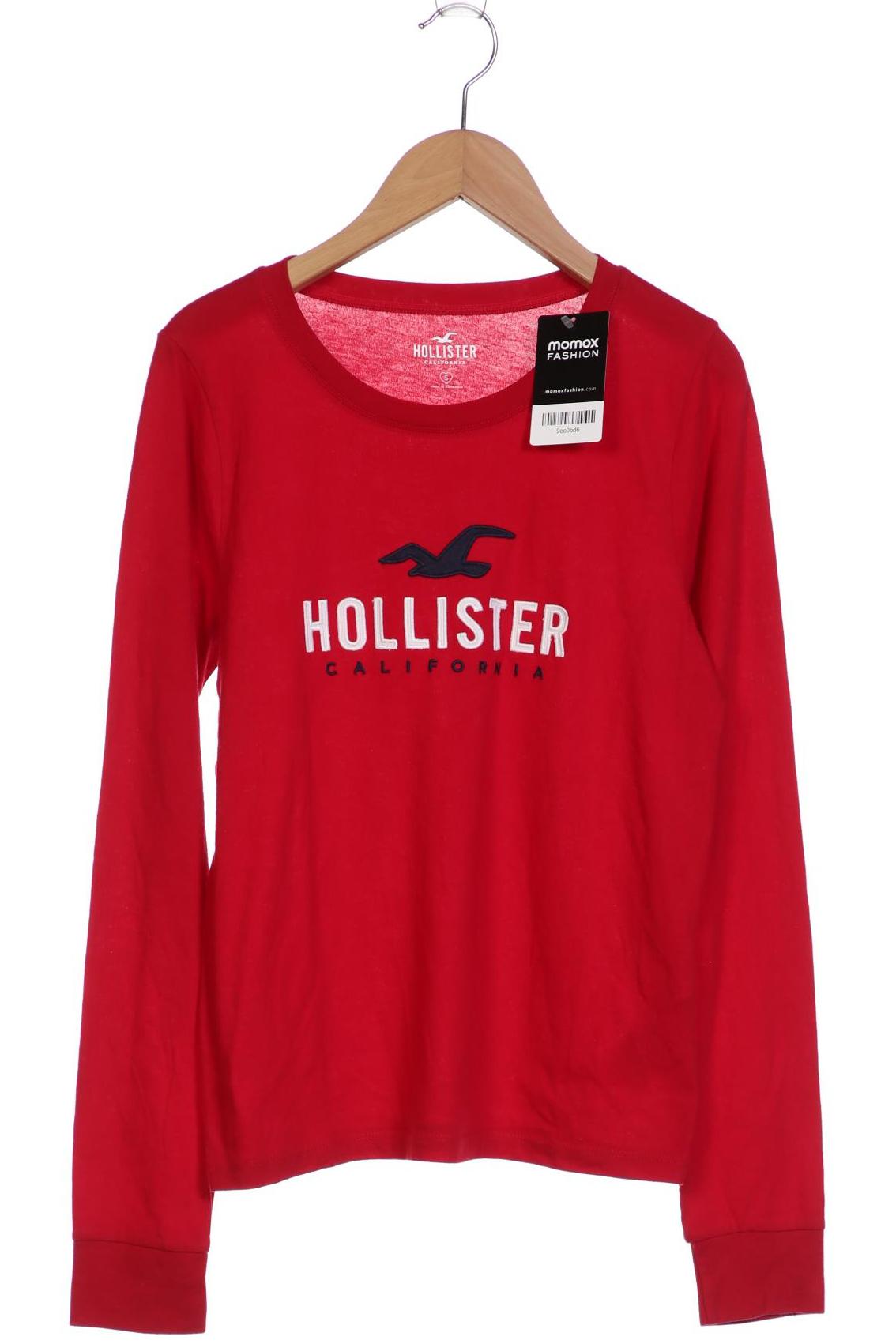 

Hollister Damen Langarmshirt, rot, Gr. 36