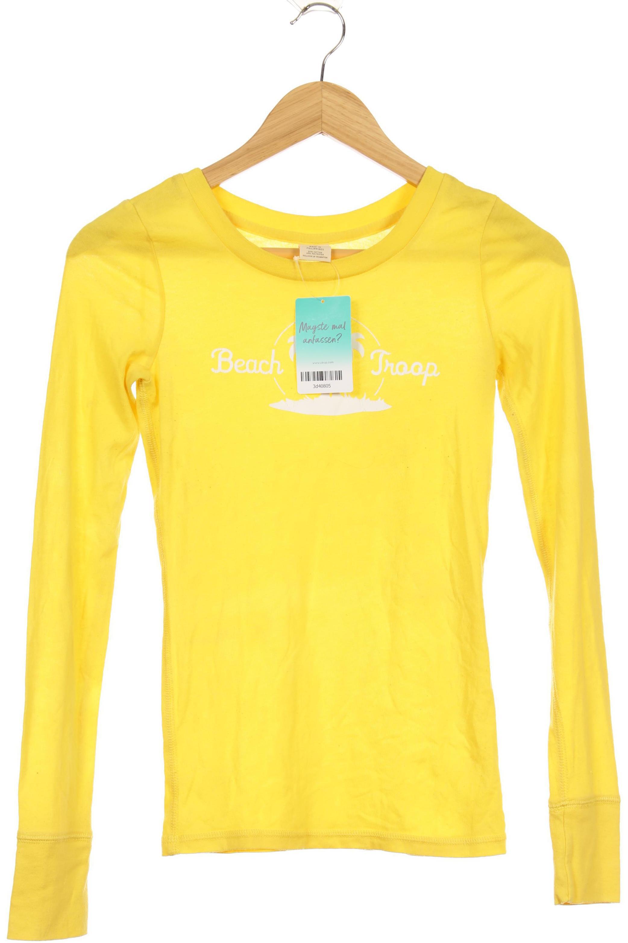 

Hollister Damen Langarmshirt, gelb, Gr.