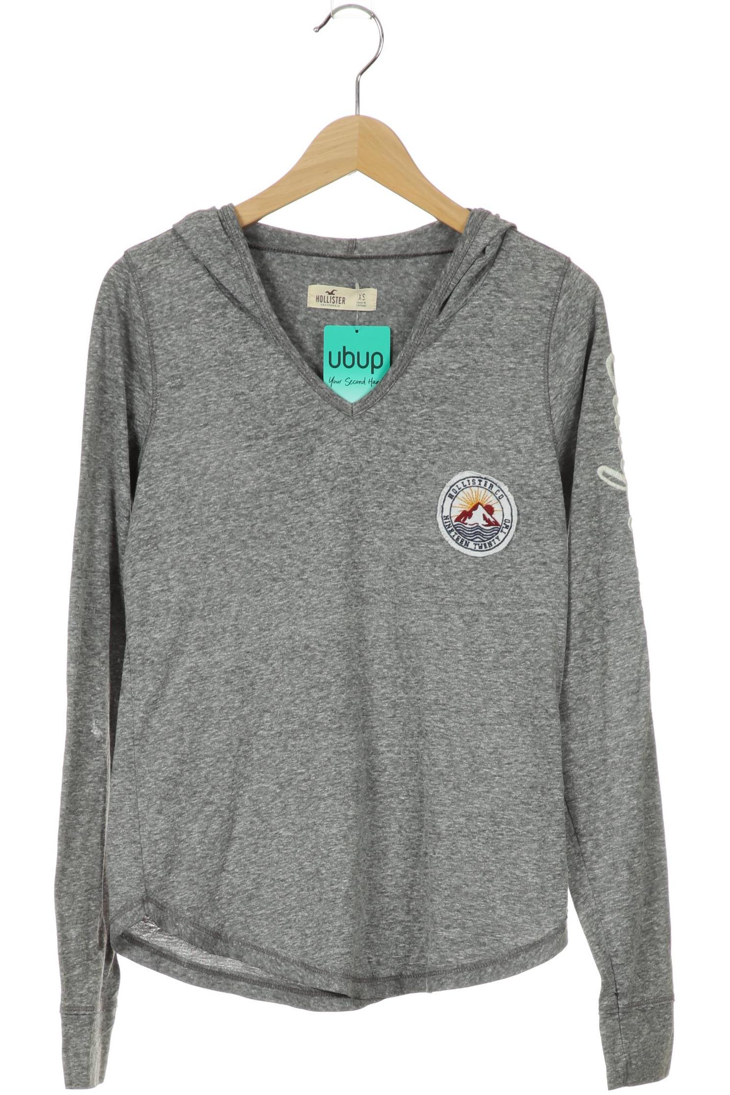 

Hollister Damen Langarmshirt, grau, Gr. 44