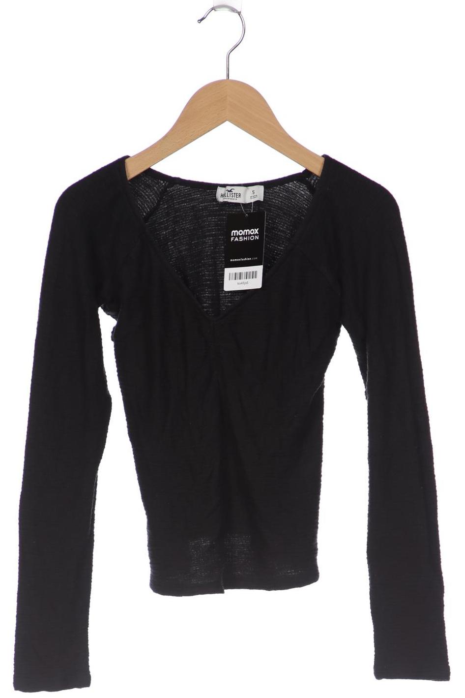 

Hollister Damen Langarmshirt, schwarz, Gr. 36