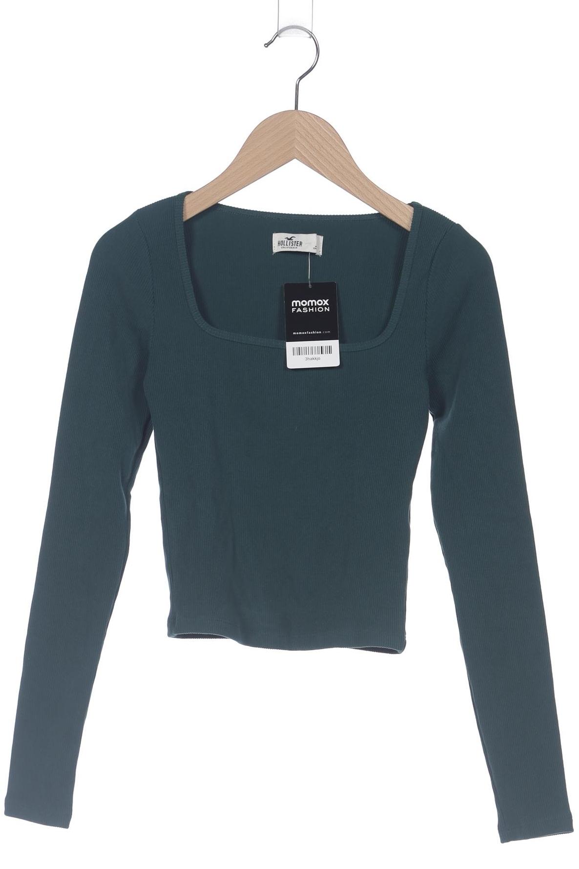 

Hollister Damen Langarmshirt, grün, Gr. 34