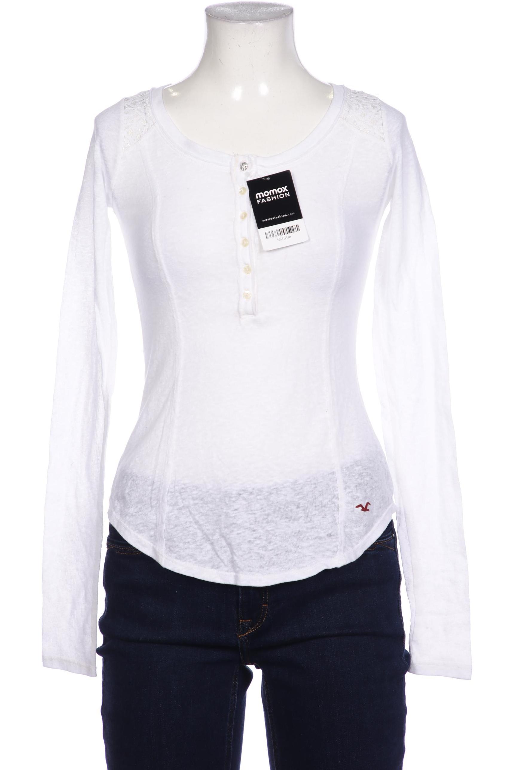 

Hollister Damen Langarmshirt, weiß