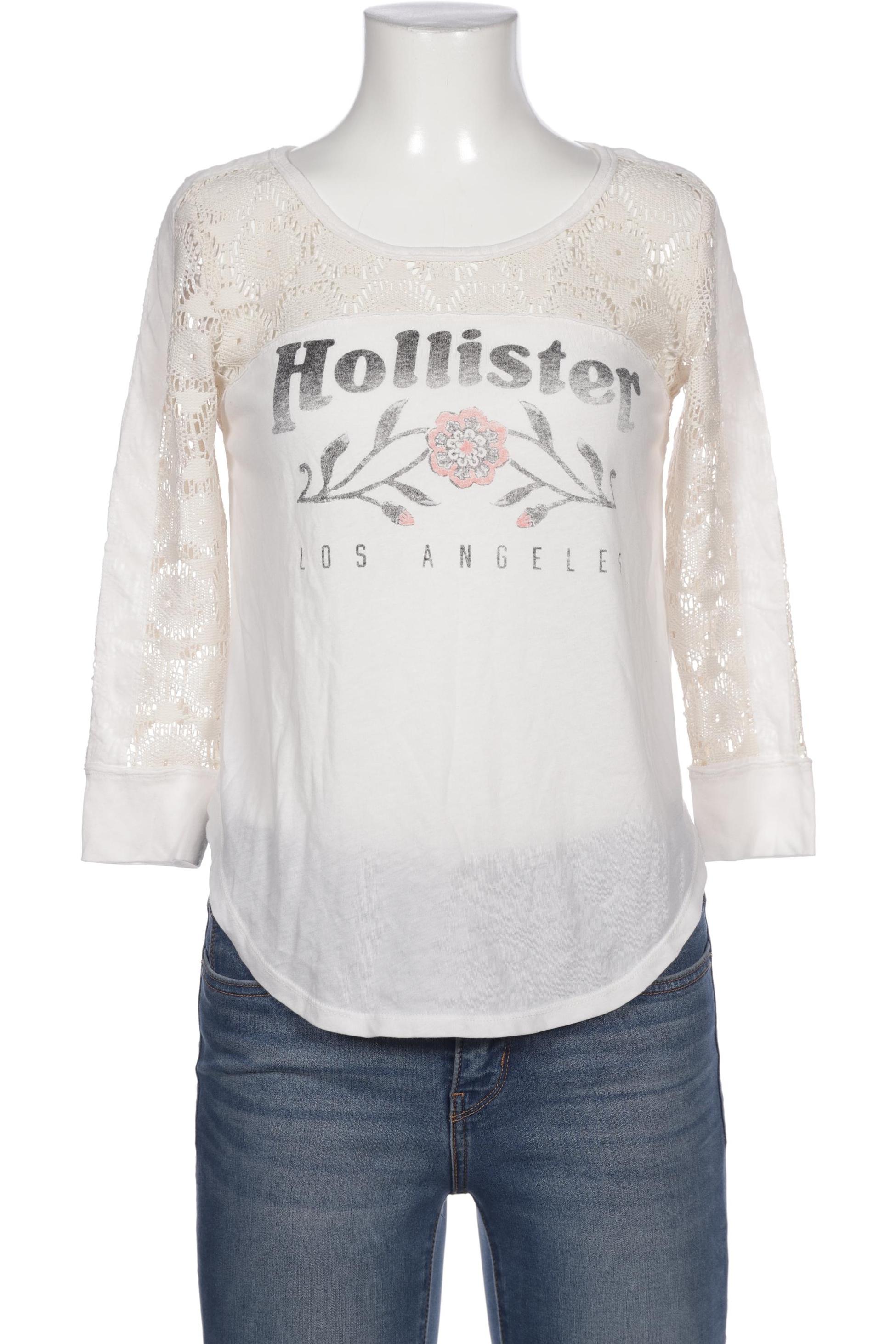 

Hollister Damen Langarmshirt, cremeweiß