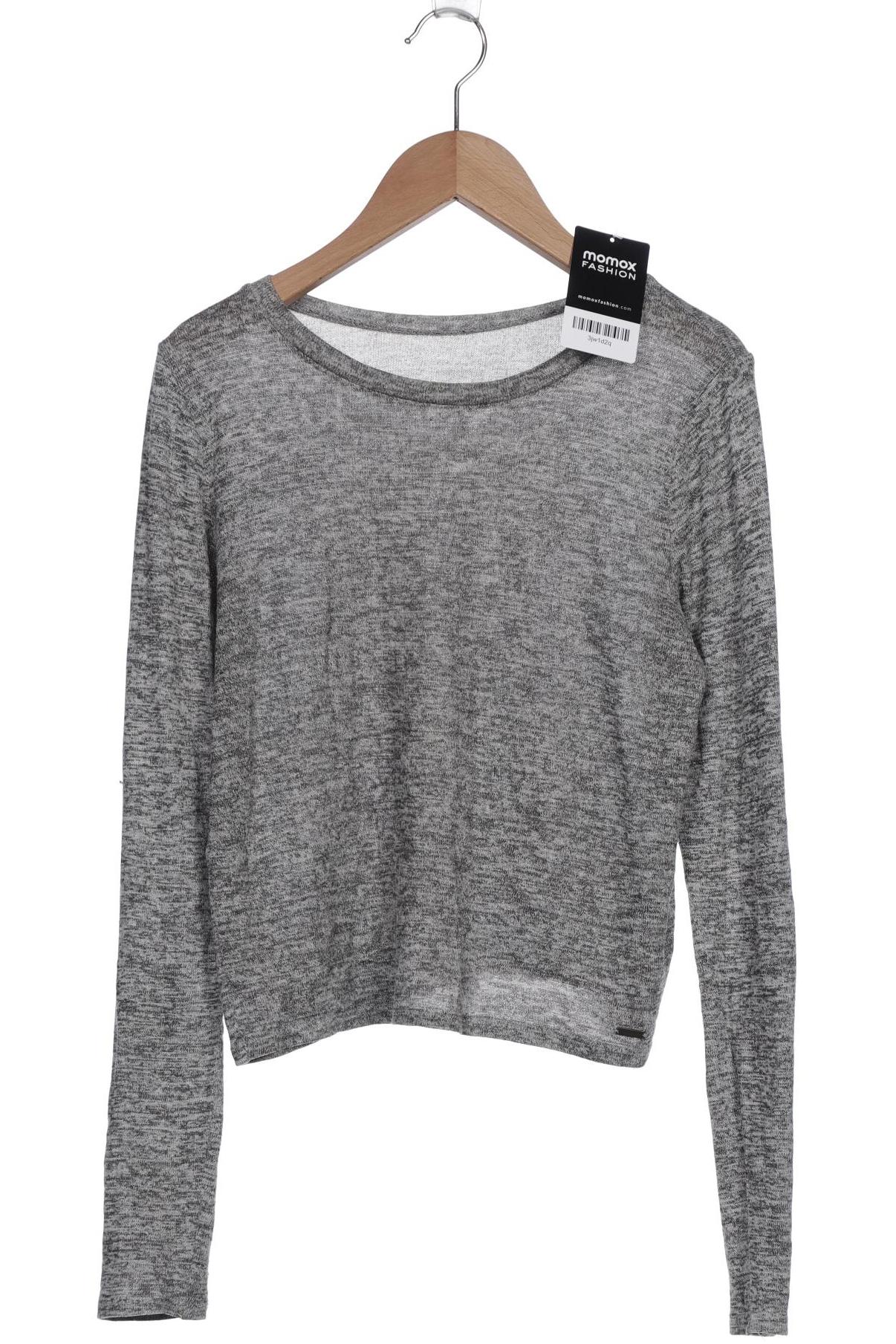 

Hollister Damen Langarmshirt, grau, Gr. 38