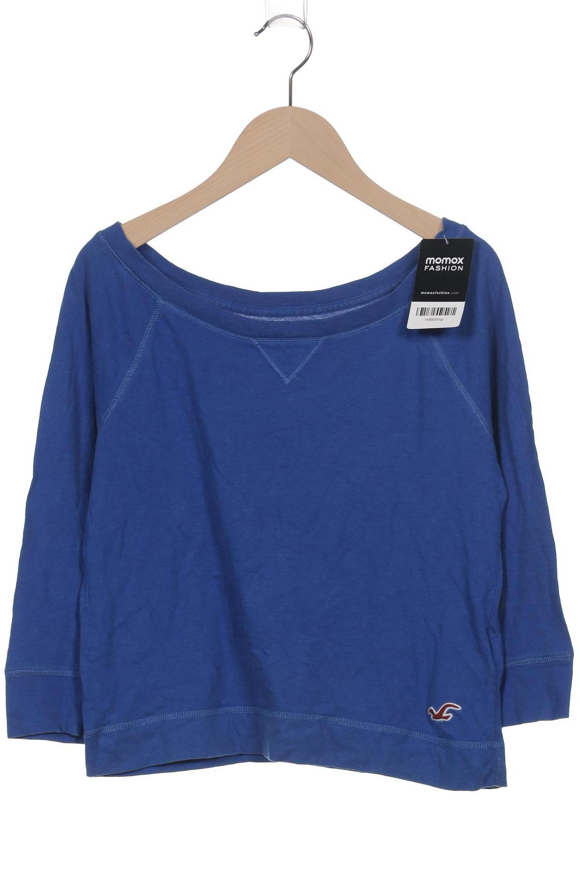 

Hollister Damen Langarmshirt, blau, Gr. 34