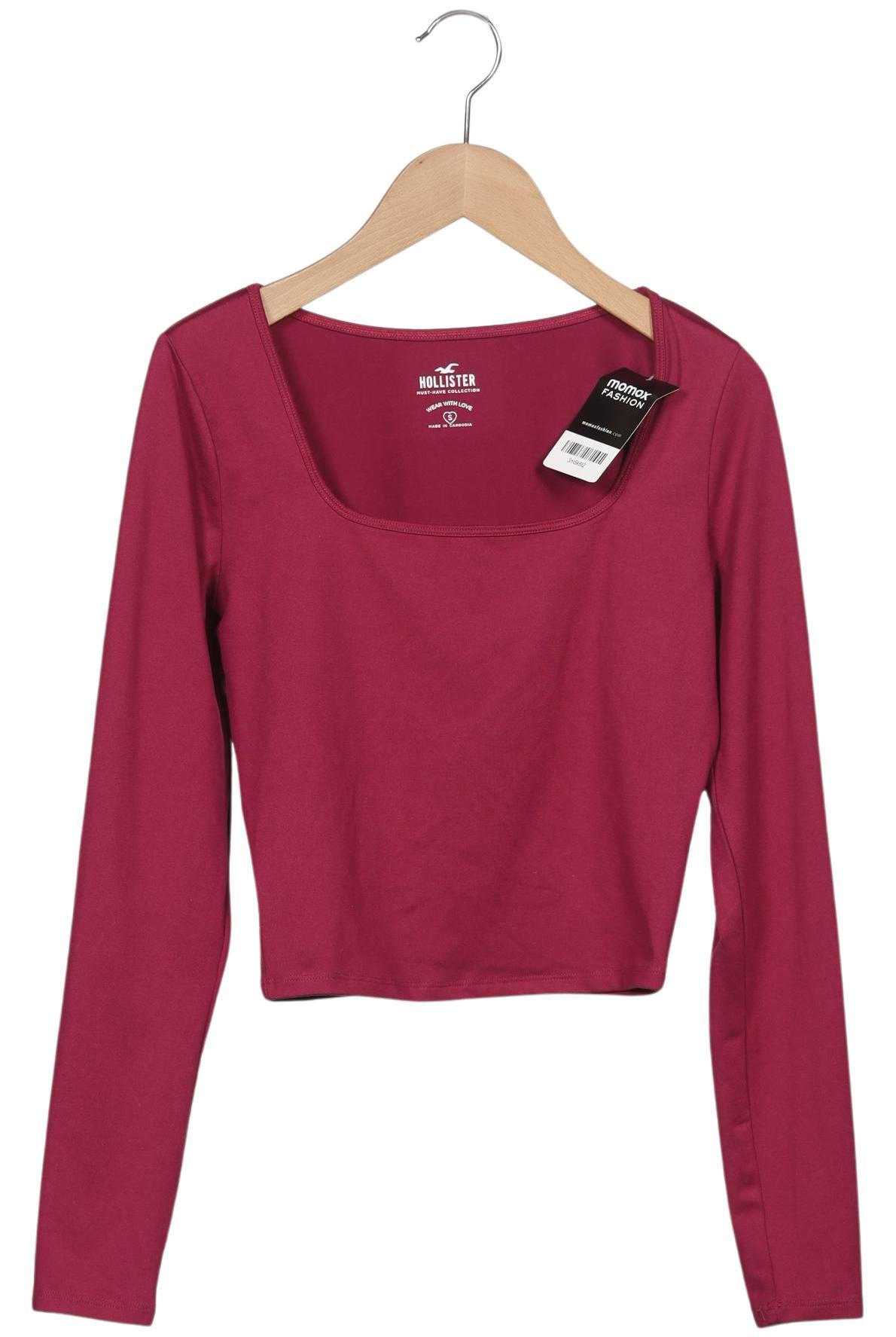 

Hollister Damen Langarmshirt, bordeaux, Gr. 36