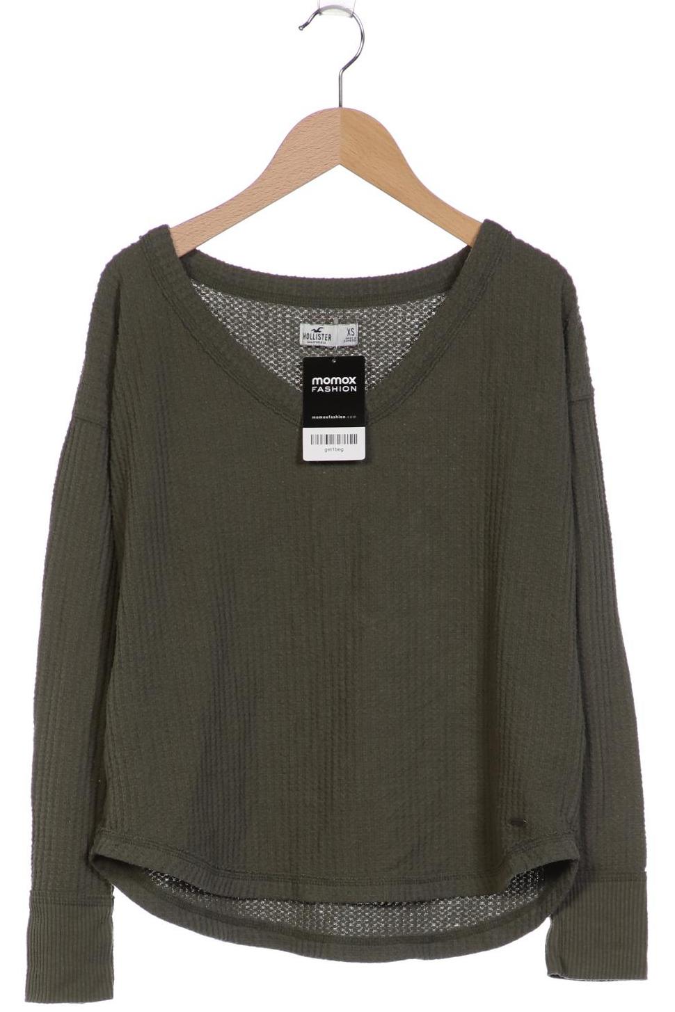 

Hollister Damen Langarmshirt, grün, Gr. 34