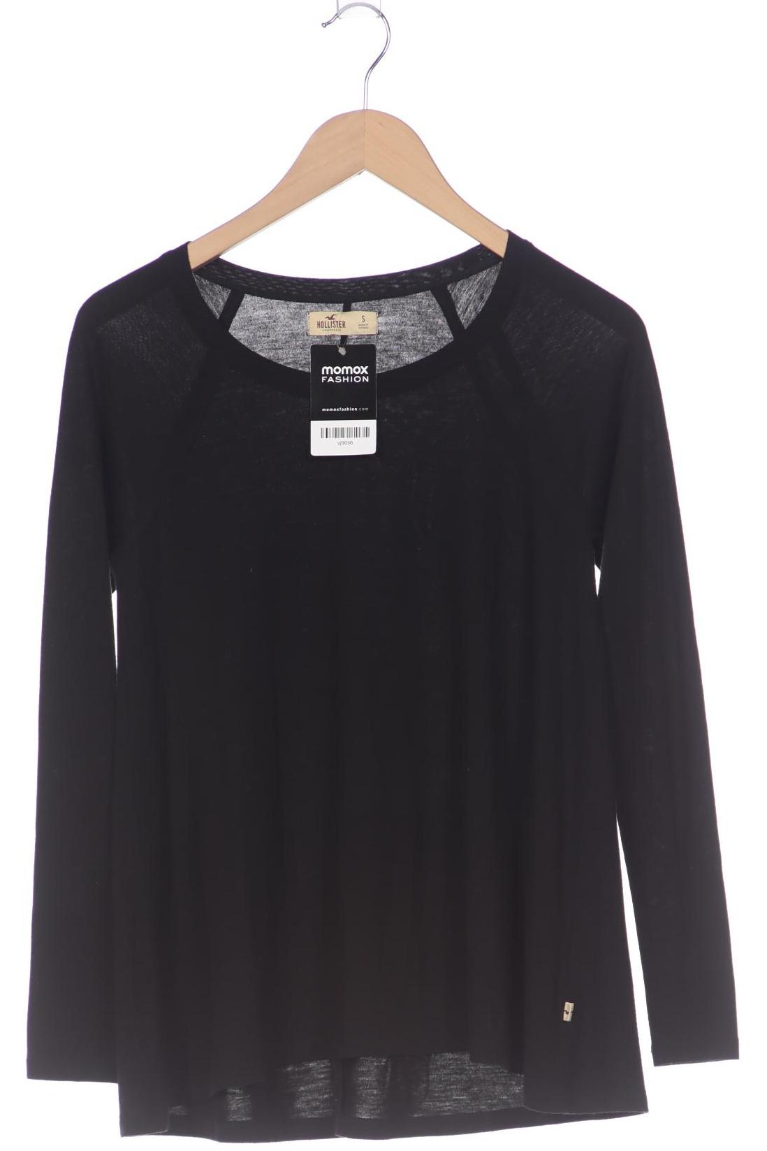 

Hollister Damen Langarmshirt, schwarz, Gr. 36