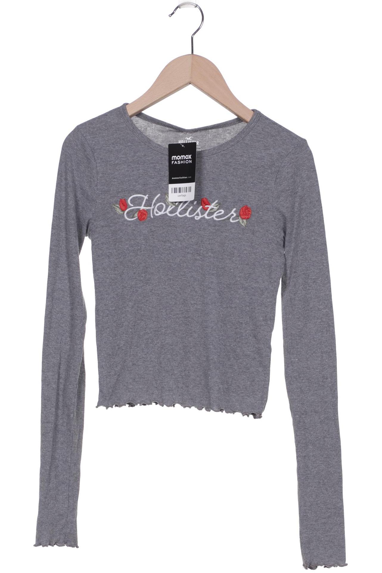 

Hollister Damen Langarmshirt, grau