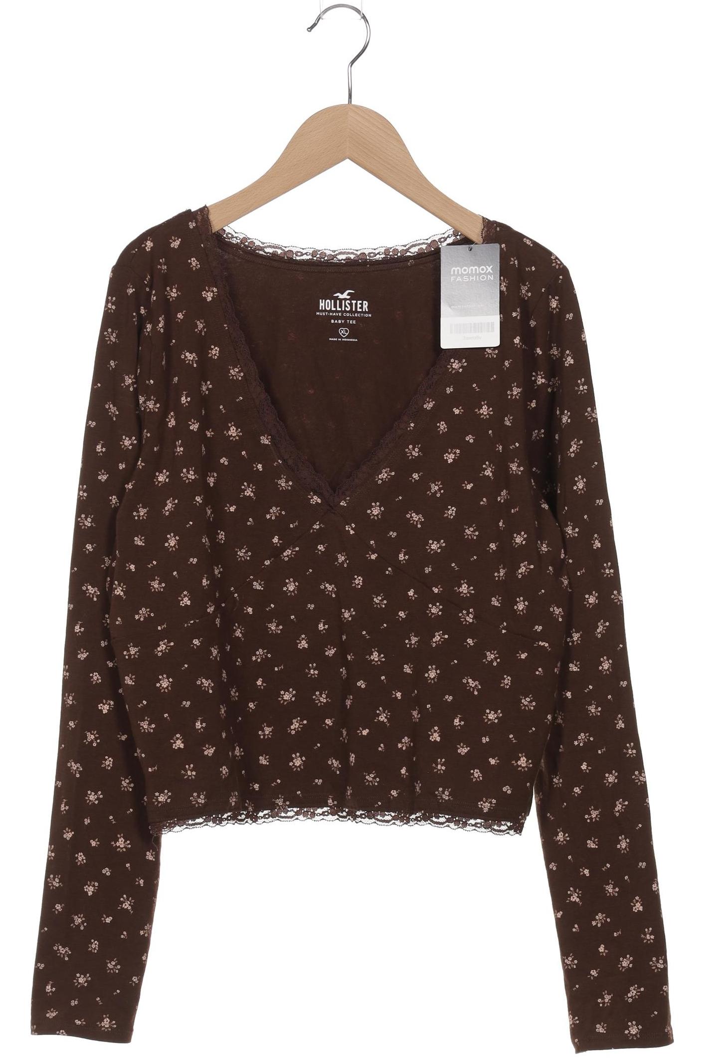 

Hollister Damen Langarmshirt, braun, Gr. 44