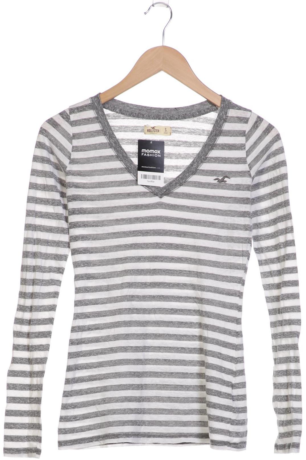 

Hollister Damen Langarmshirt, grau, Gr. 36
