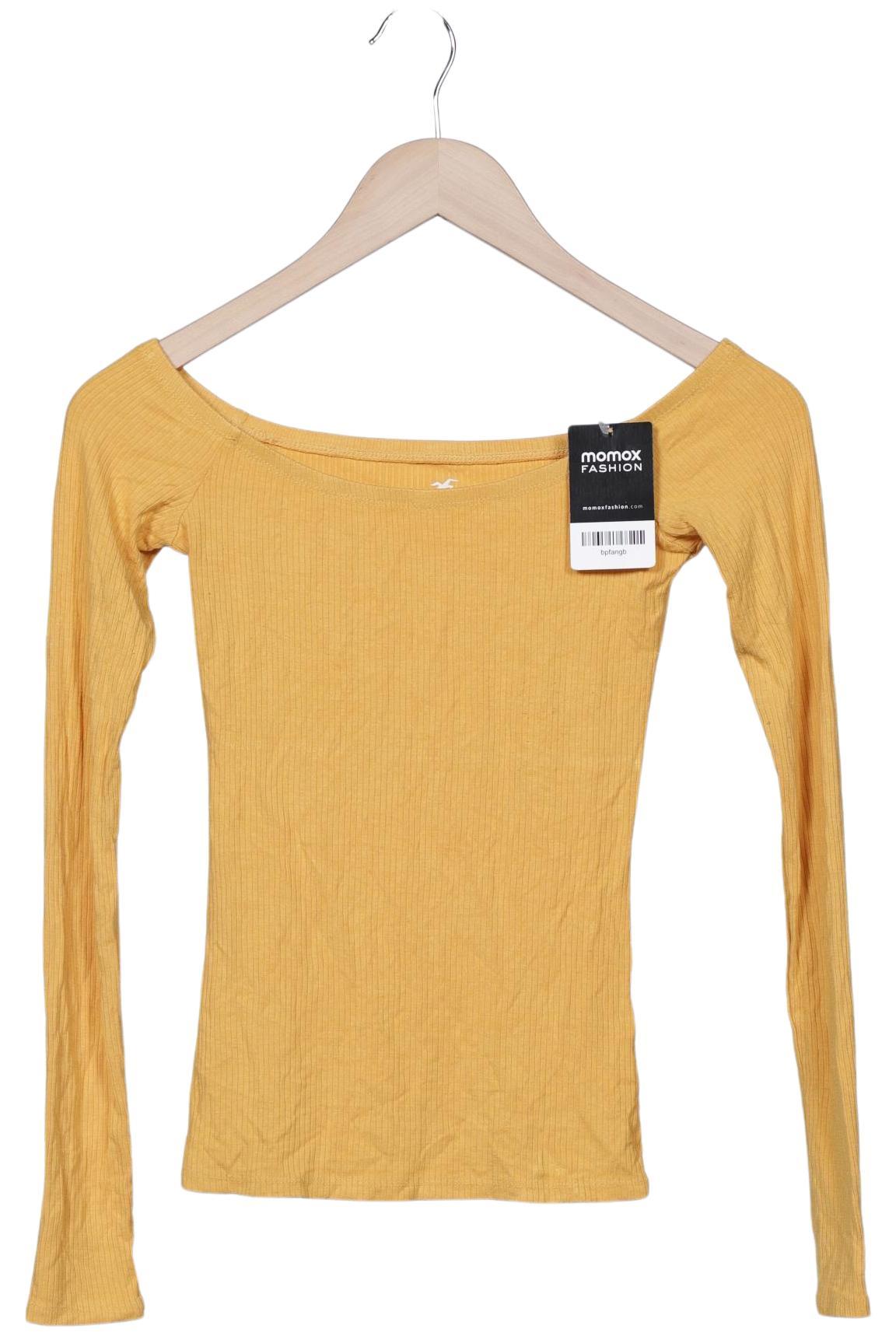 

Hollister Damen Langarmshirt, orange, Gr. 36