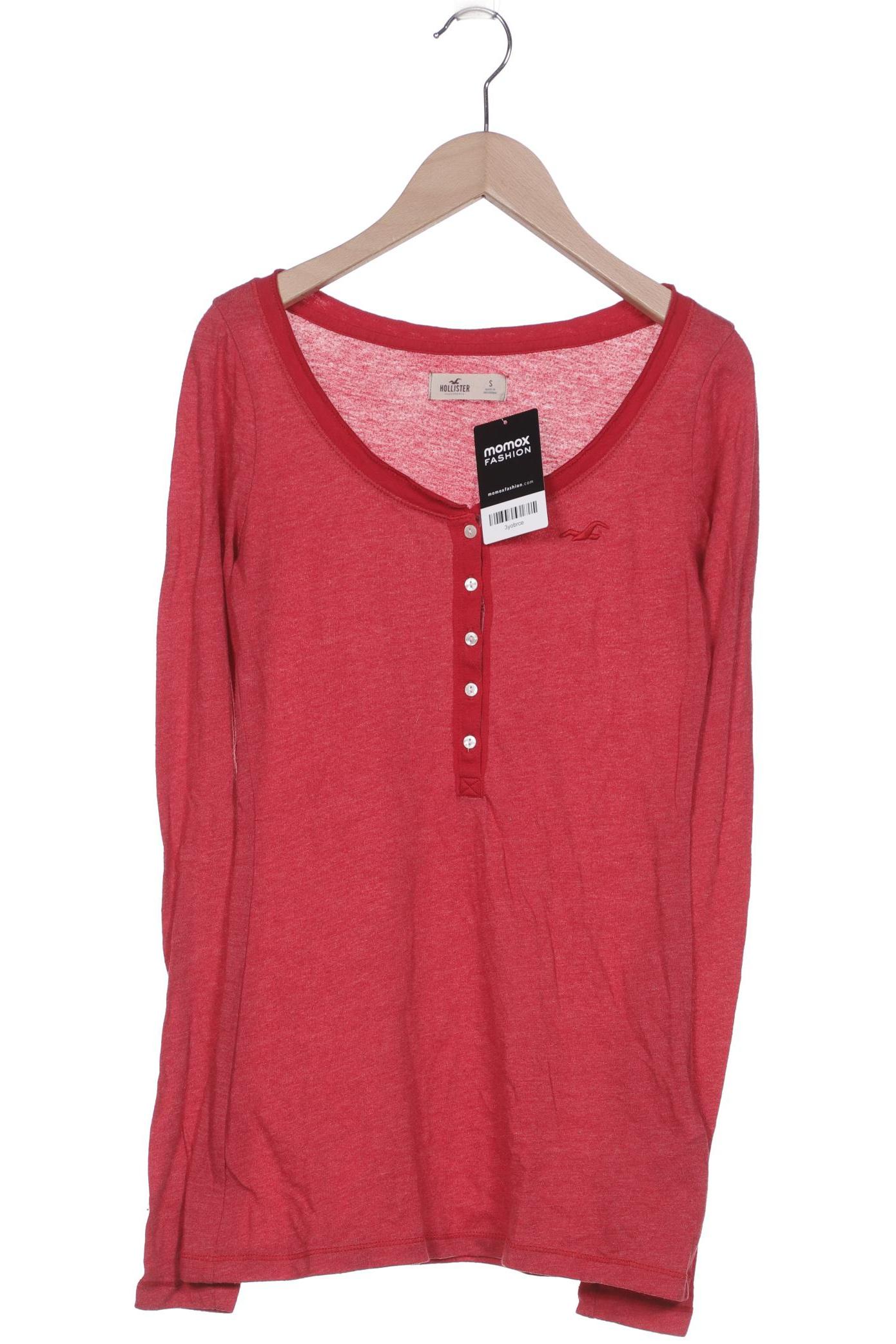 

Hollister Damen Langarmshirt, rot