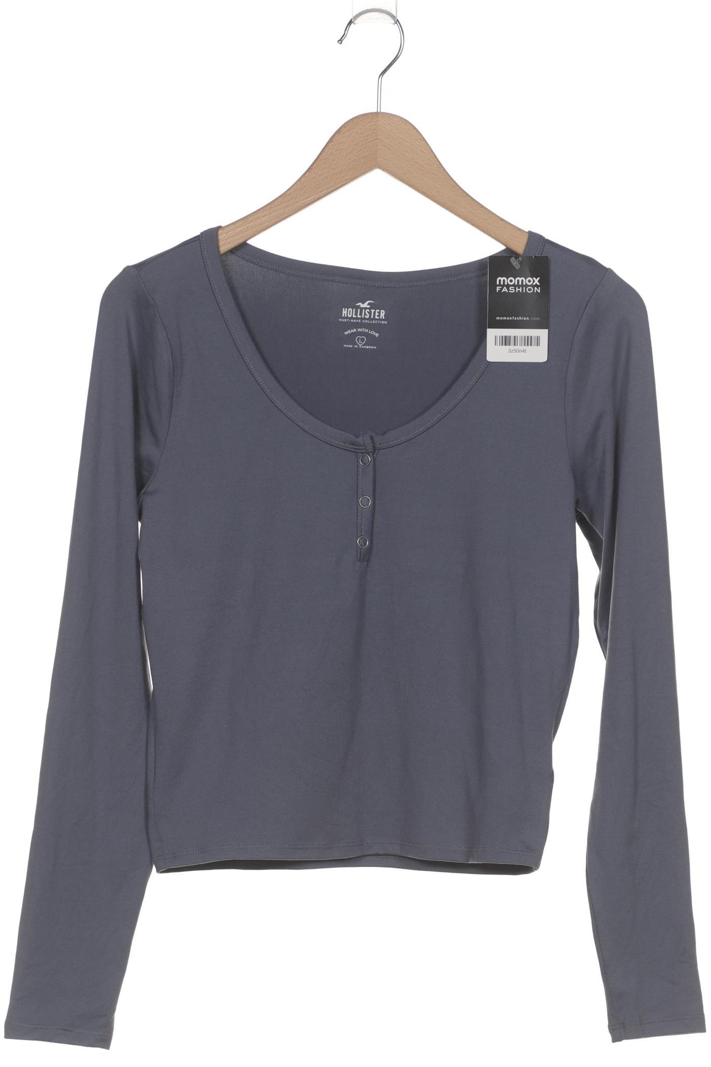 

Hollister Damen Langarmshirt, blau, Gr. 42