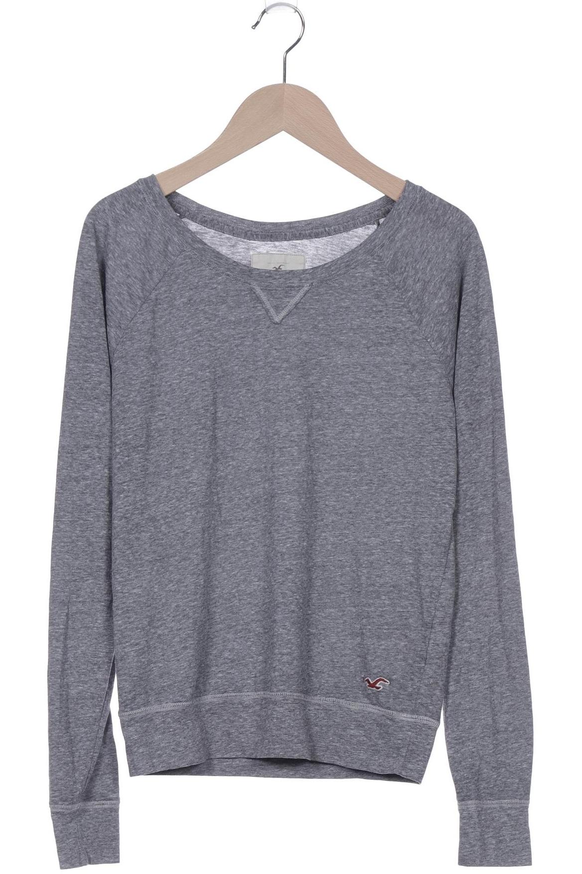 

Hollister Damen Langarmshirt, grau, Gr. 34