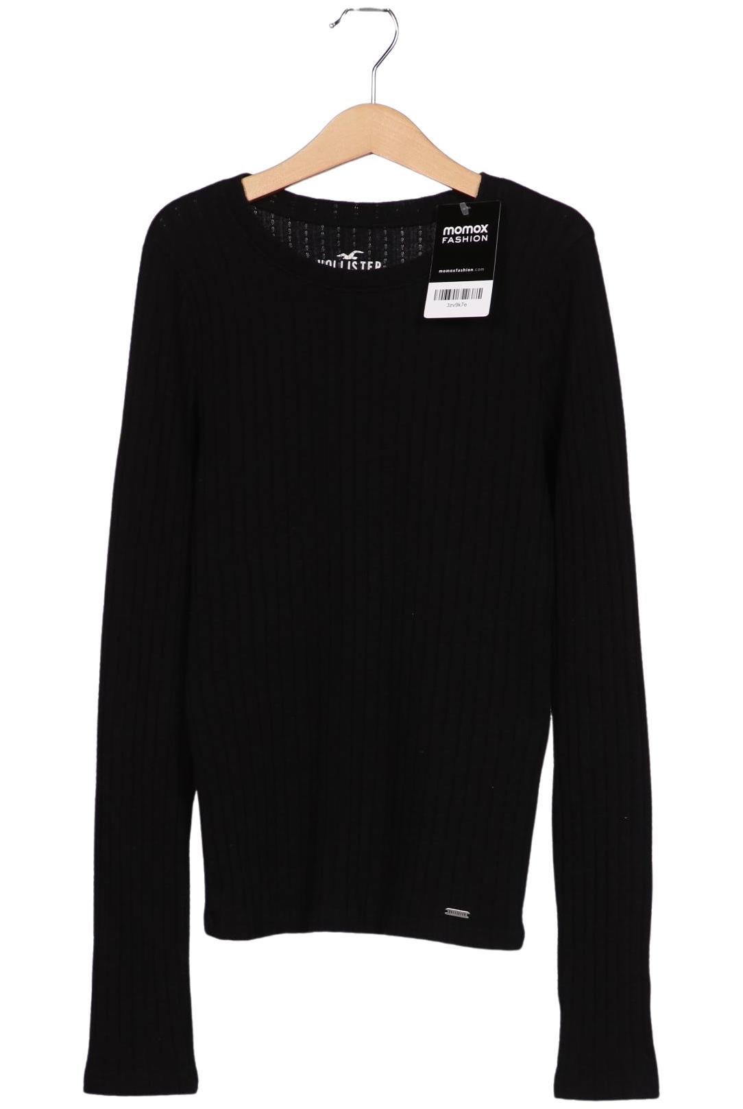 

Hollister Damen Langarmshirt, schwarz, Gr. 36
