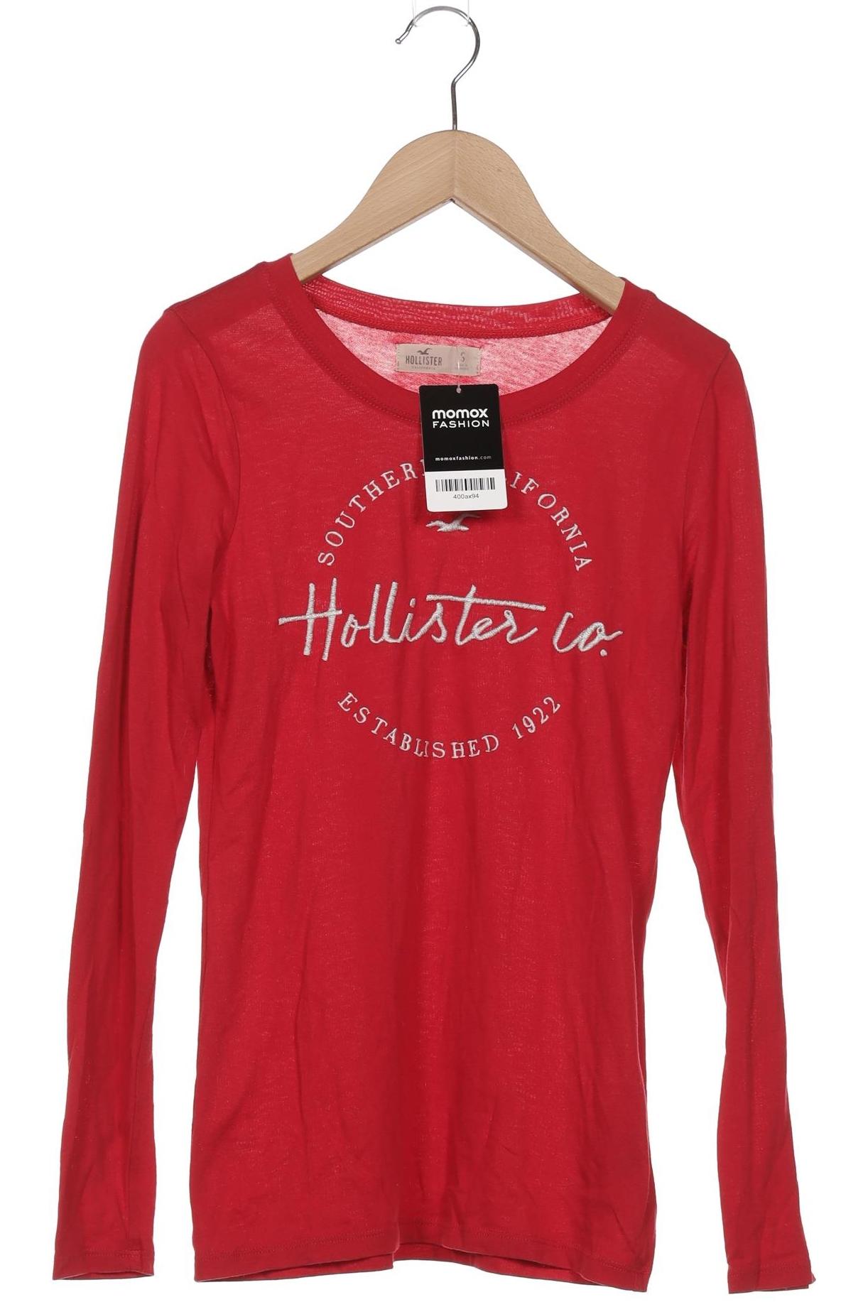 

Hollister Damen Langarmshirt, rot, Gr. 36