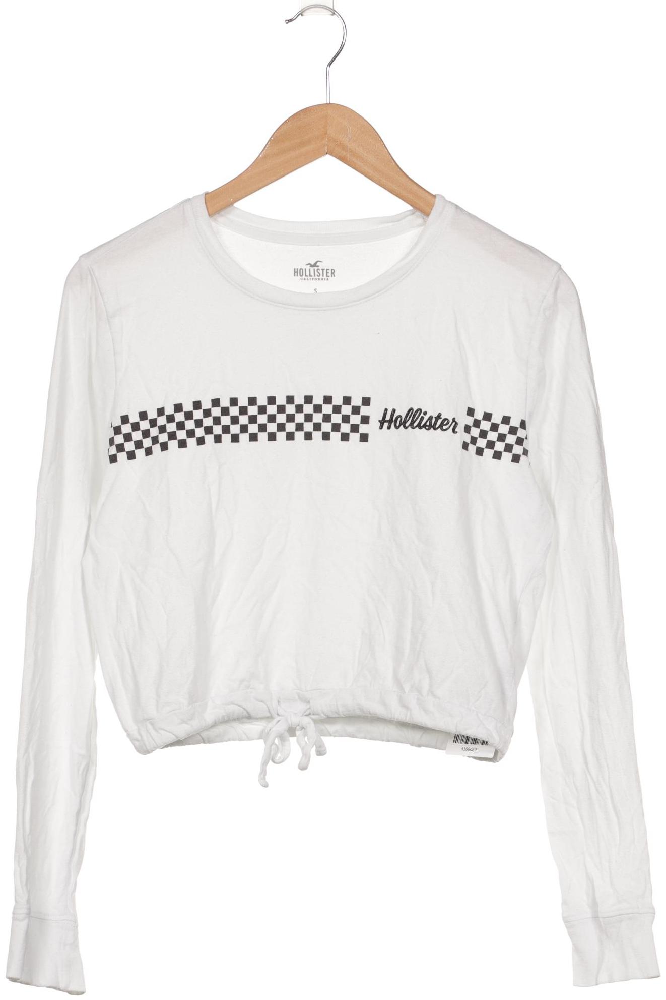 

Hollister Damen Langarmshirt, weiß, Gr. 36